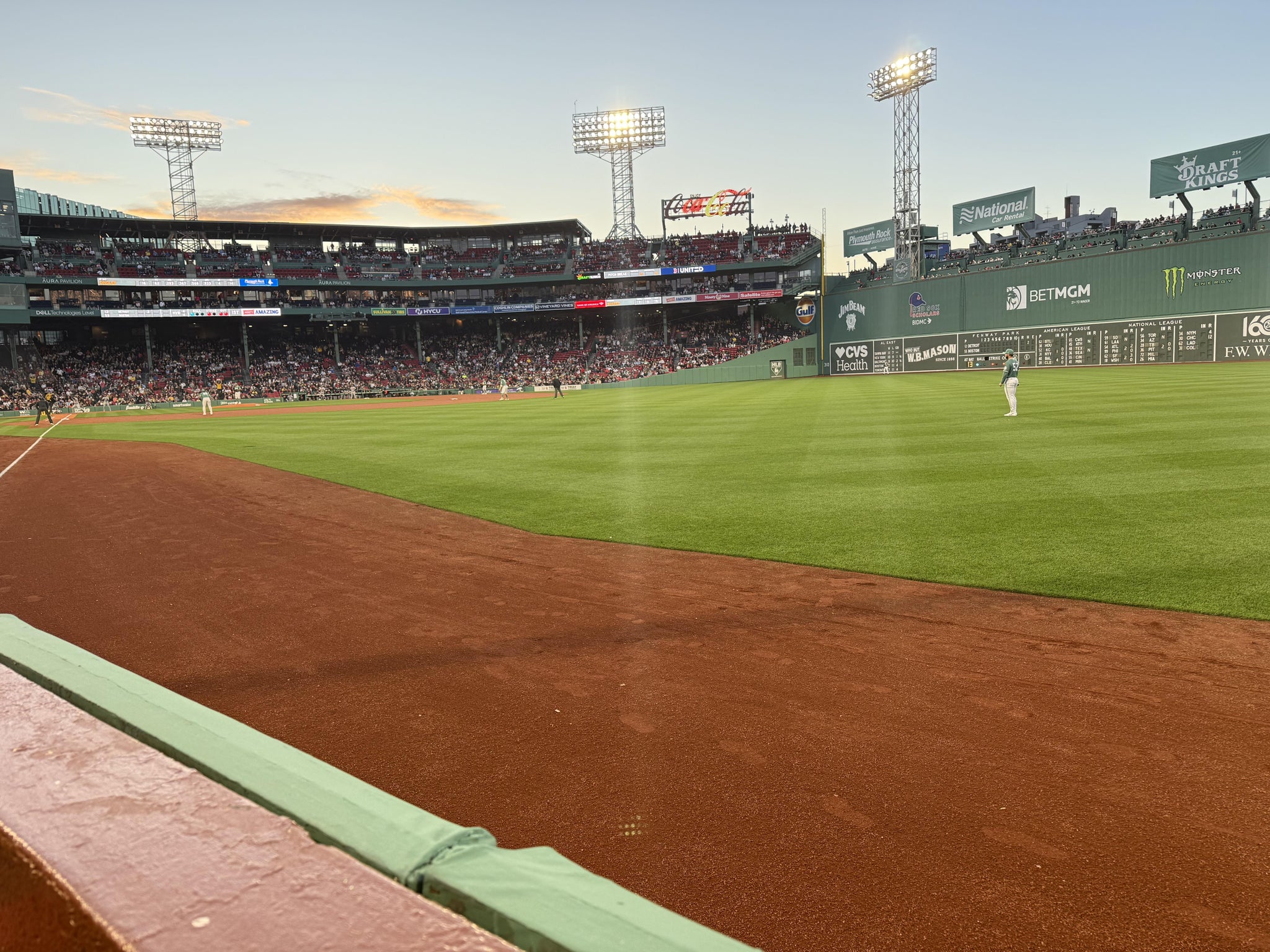 Real Fan View taken from Right Field Box 4 at Fenway Park by John M