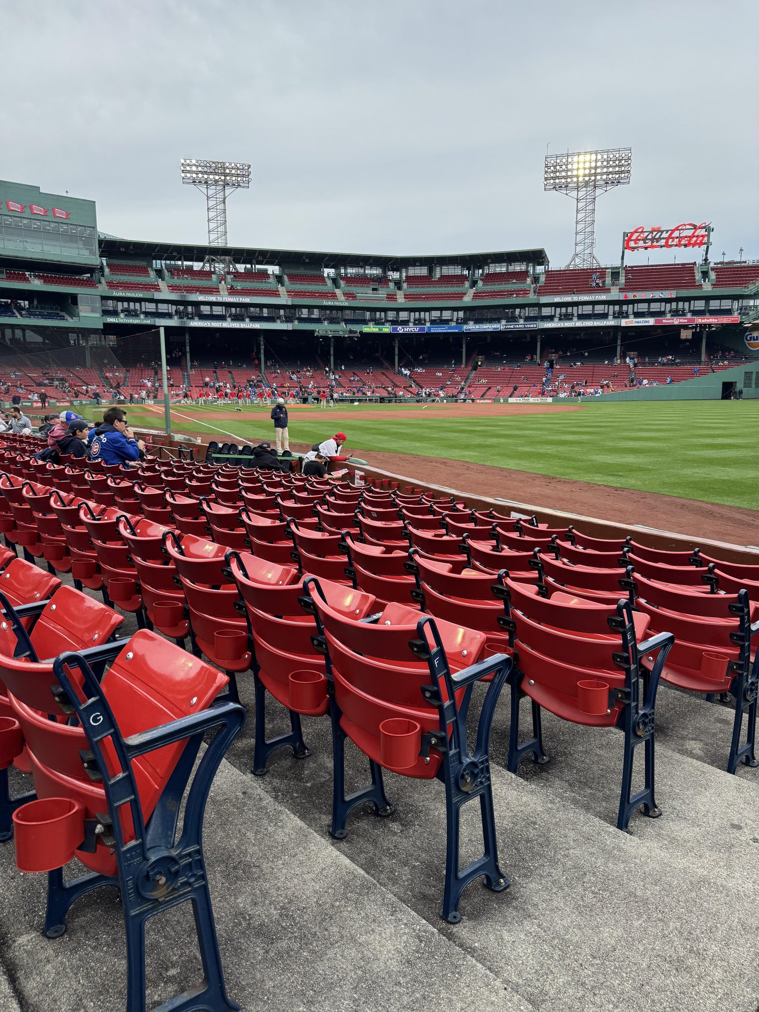 Real Fan View taken from Right Field Box 6 at Fenway Park by Edward G