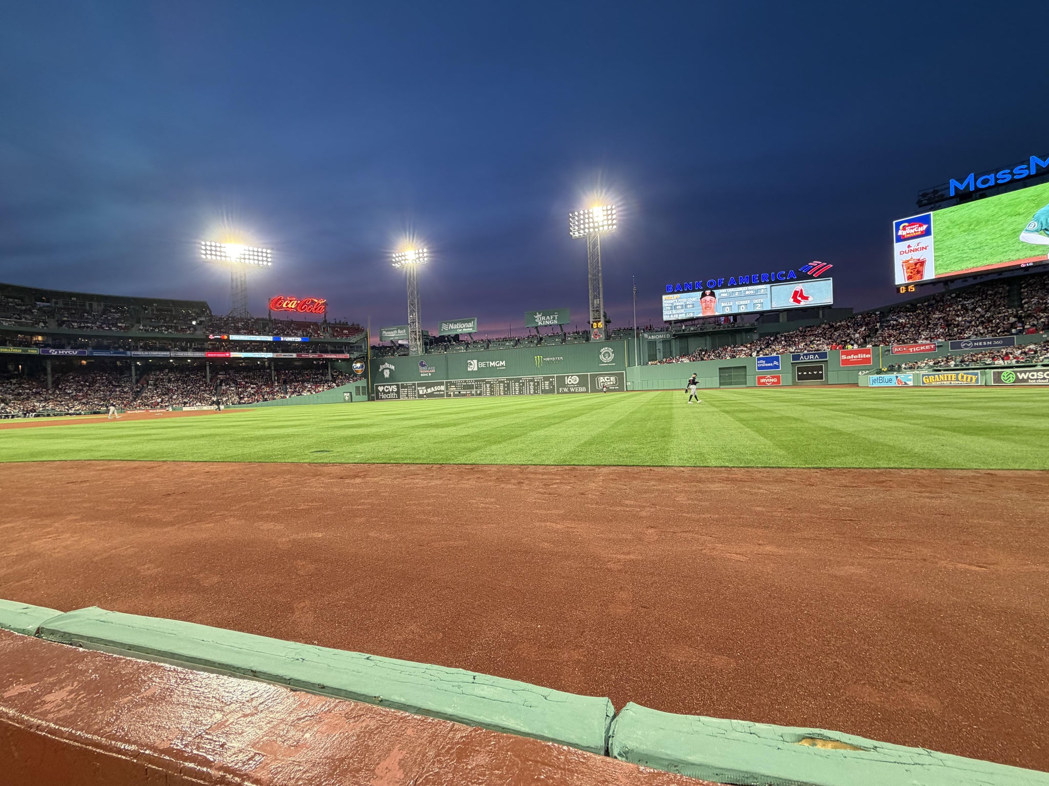 Real Fan View taken from Right Field Box 7 at Fenway Park by Anonymous User