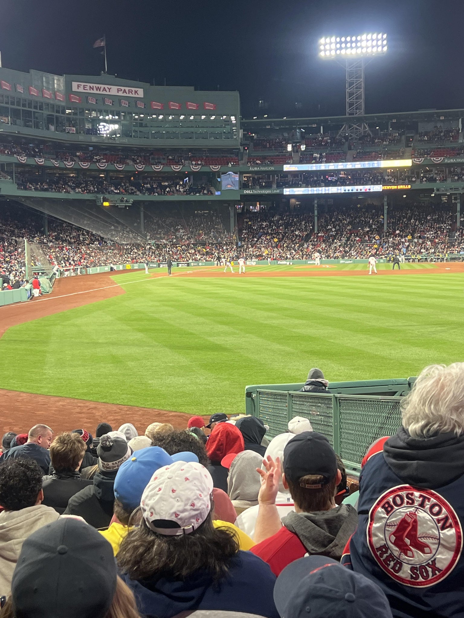 Real Fan View taken from Right Field Box 87 at Fenway Park by Kyle M