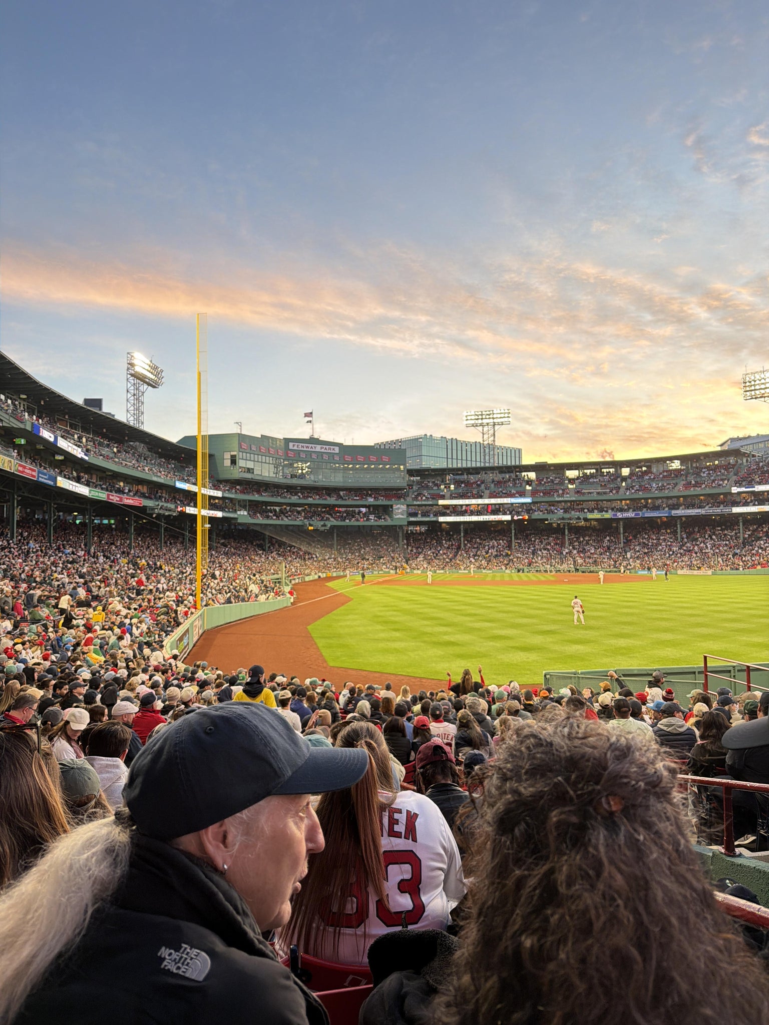 Real Fan View taken from Right Field Box 88 at Fenway Park by Stacey H