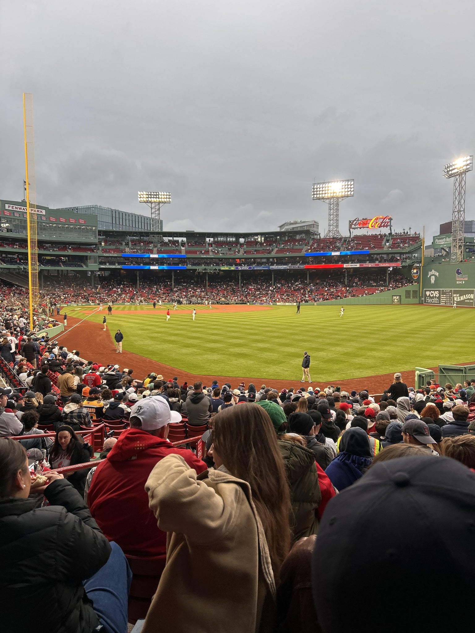 Real Fan View taken from Right Field Box 89 at Fenway Park by Stephen C