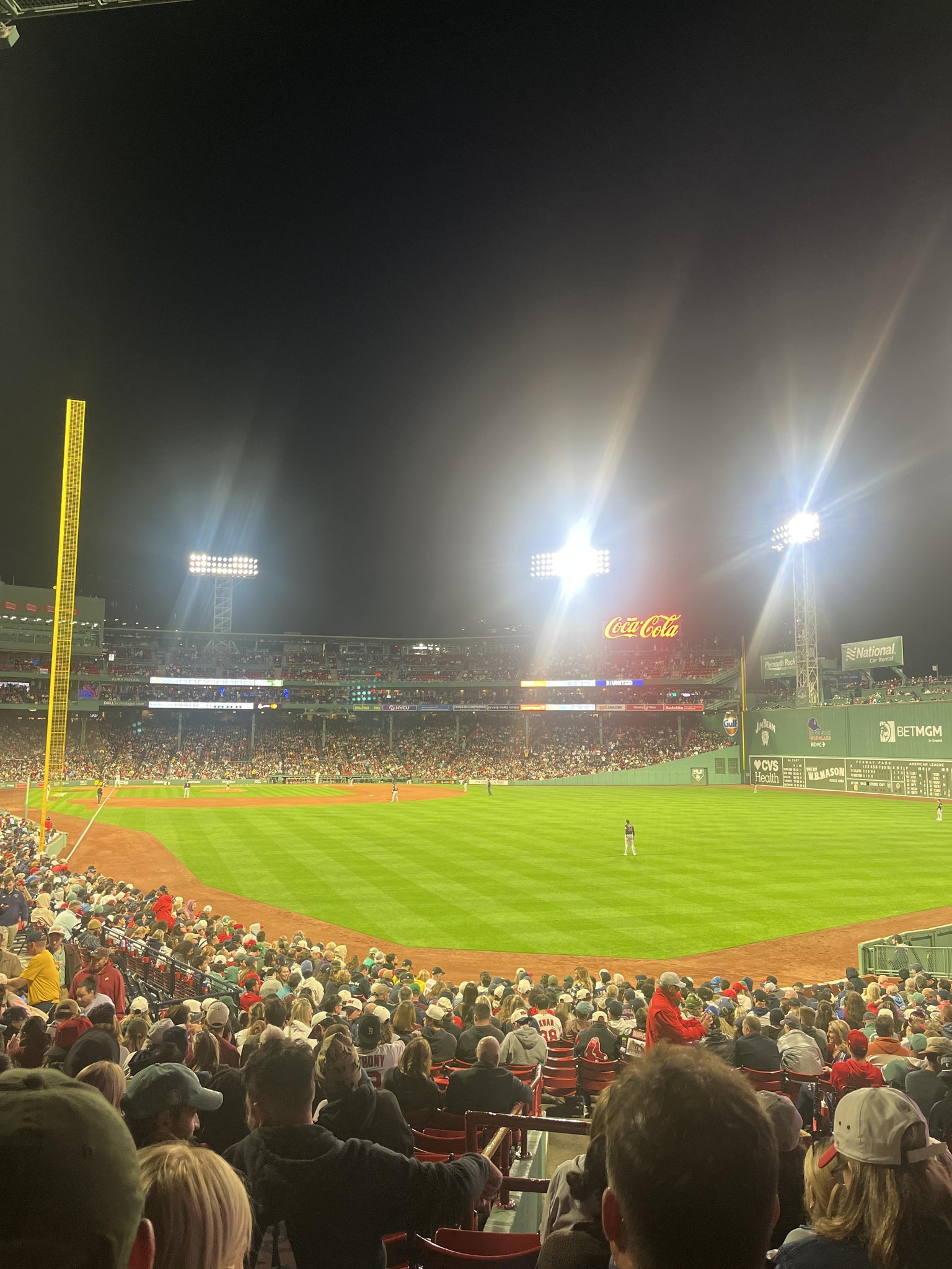 Real Fan View taken from Right Field Box 90 at Fenway Park by T'lacy A
