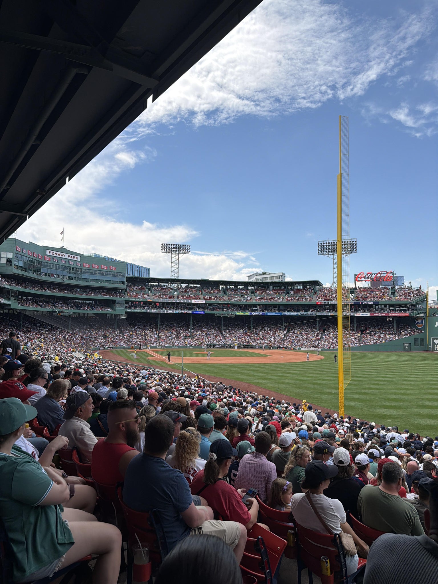 Real Fan View taken from Right Field Box 92 at Fenway Park by Ryan B
