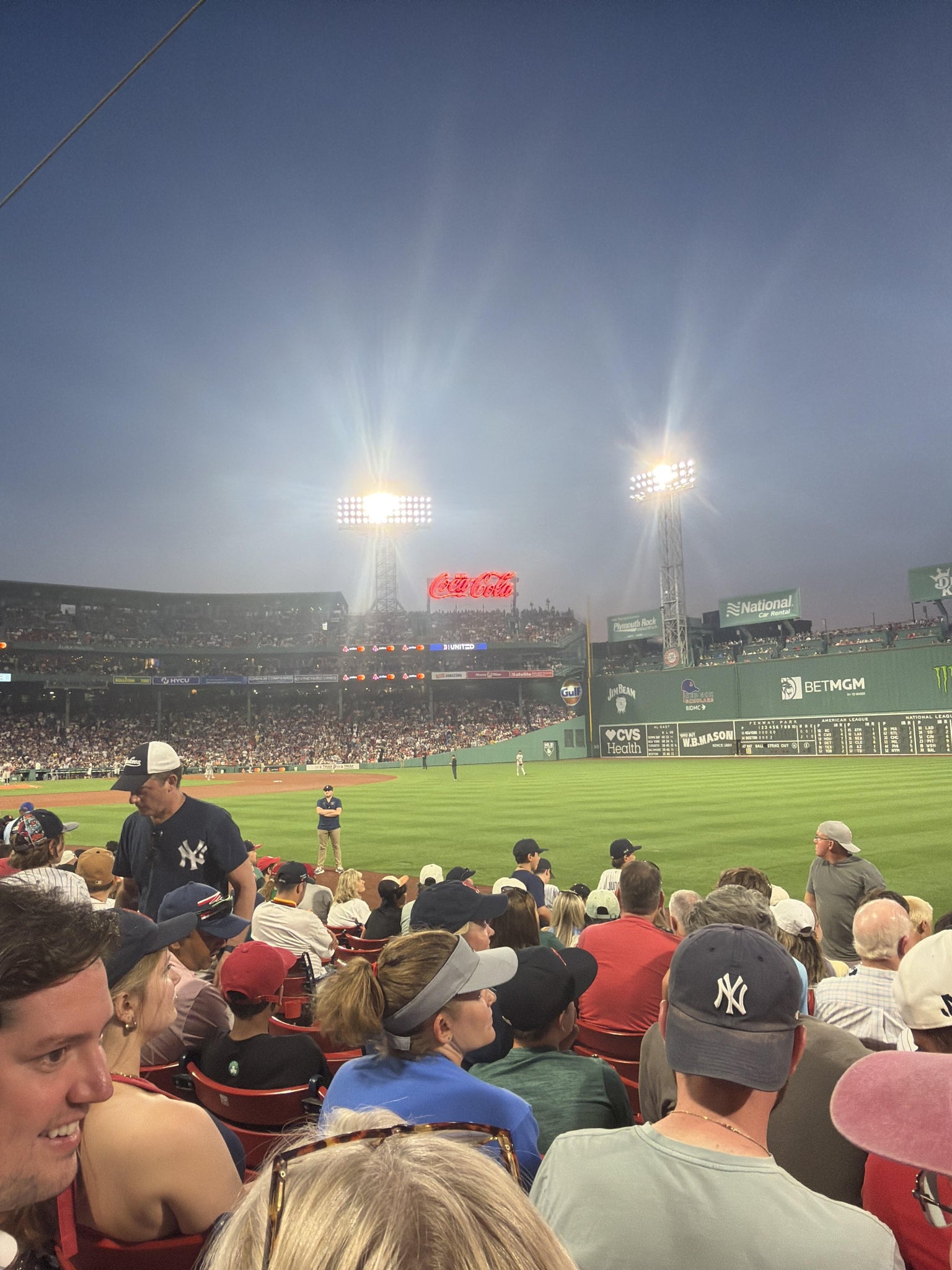 Real Fan View taken from Right Field Box 94 at Fenway Park by Aiden G