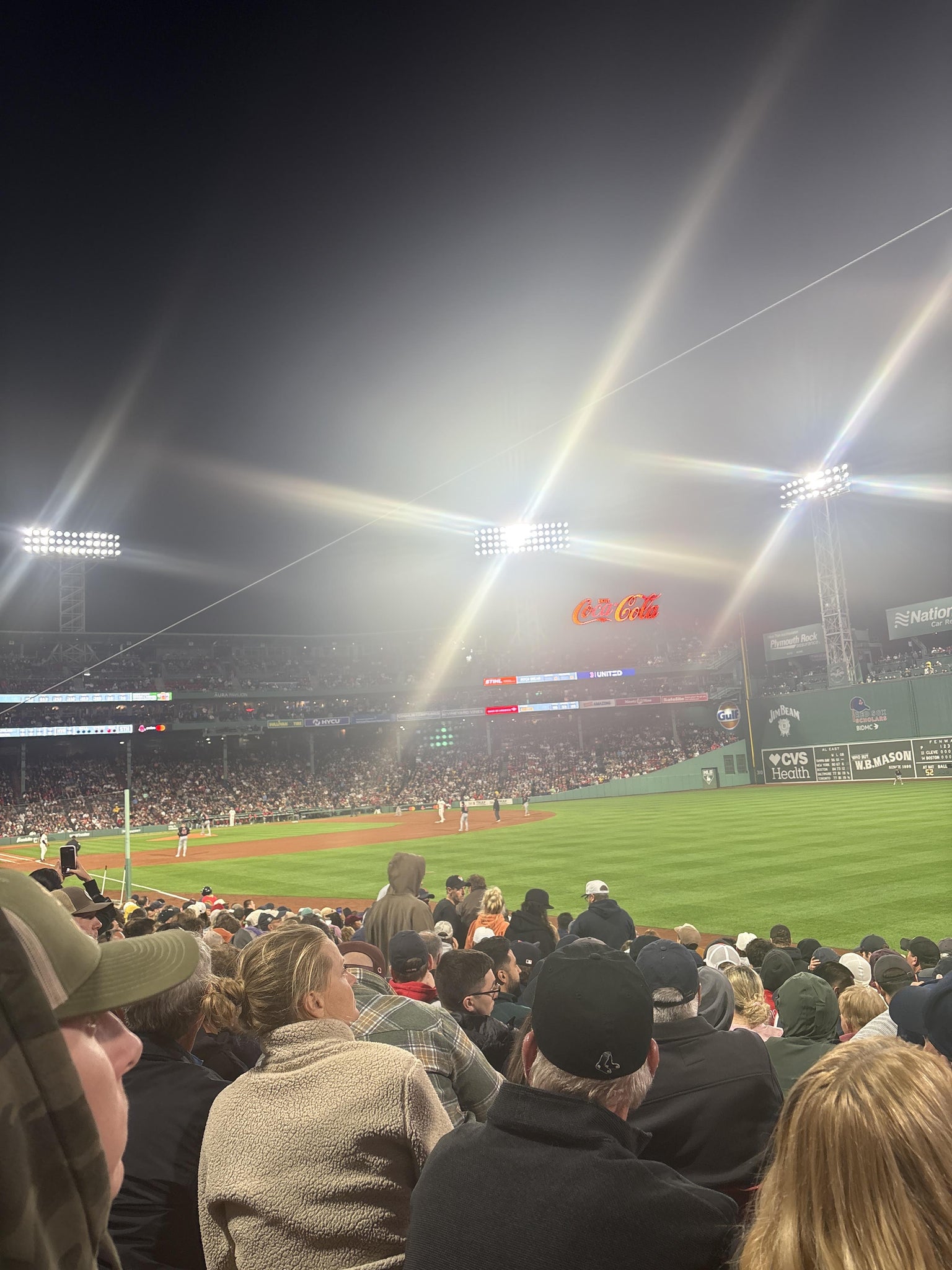 Real Fan View taken from Right Field Box 94 at Fenway Park by Anonymous User