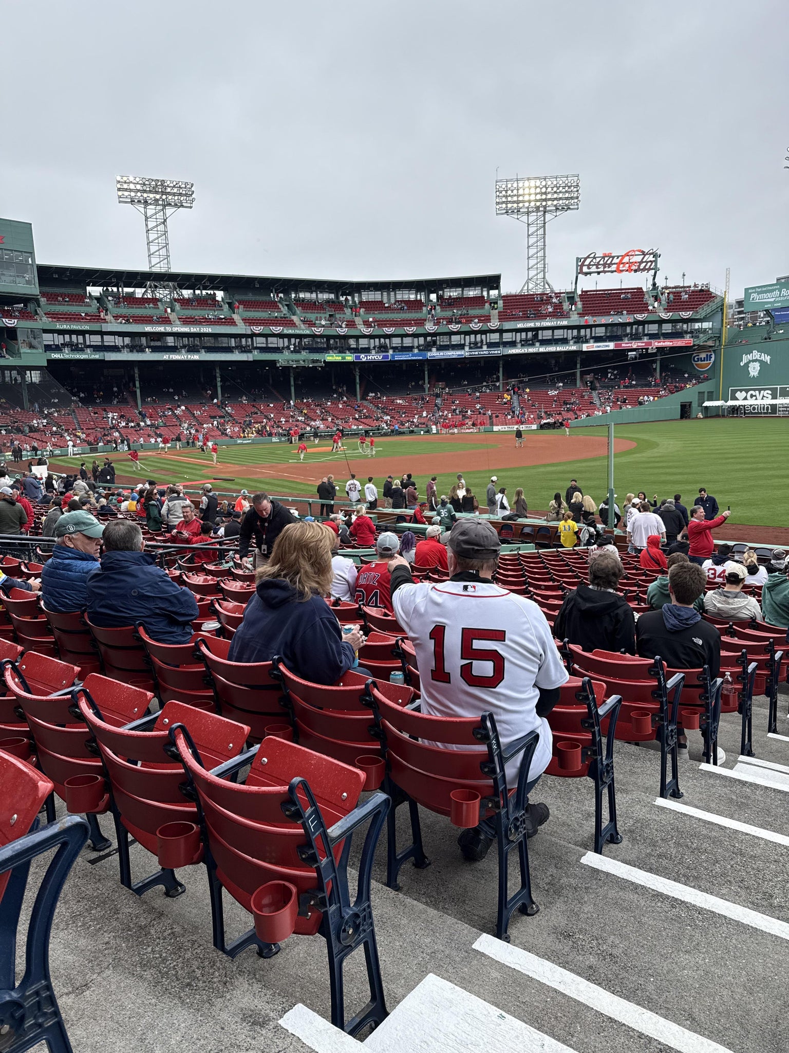 Real Fan View taken from Right Field Box 96 at Fenway Park by Darren M