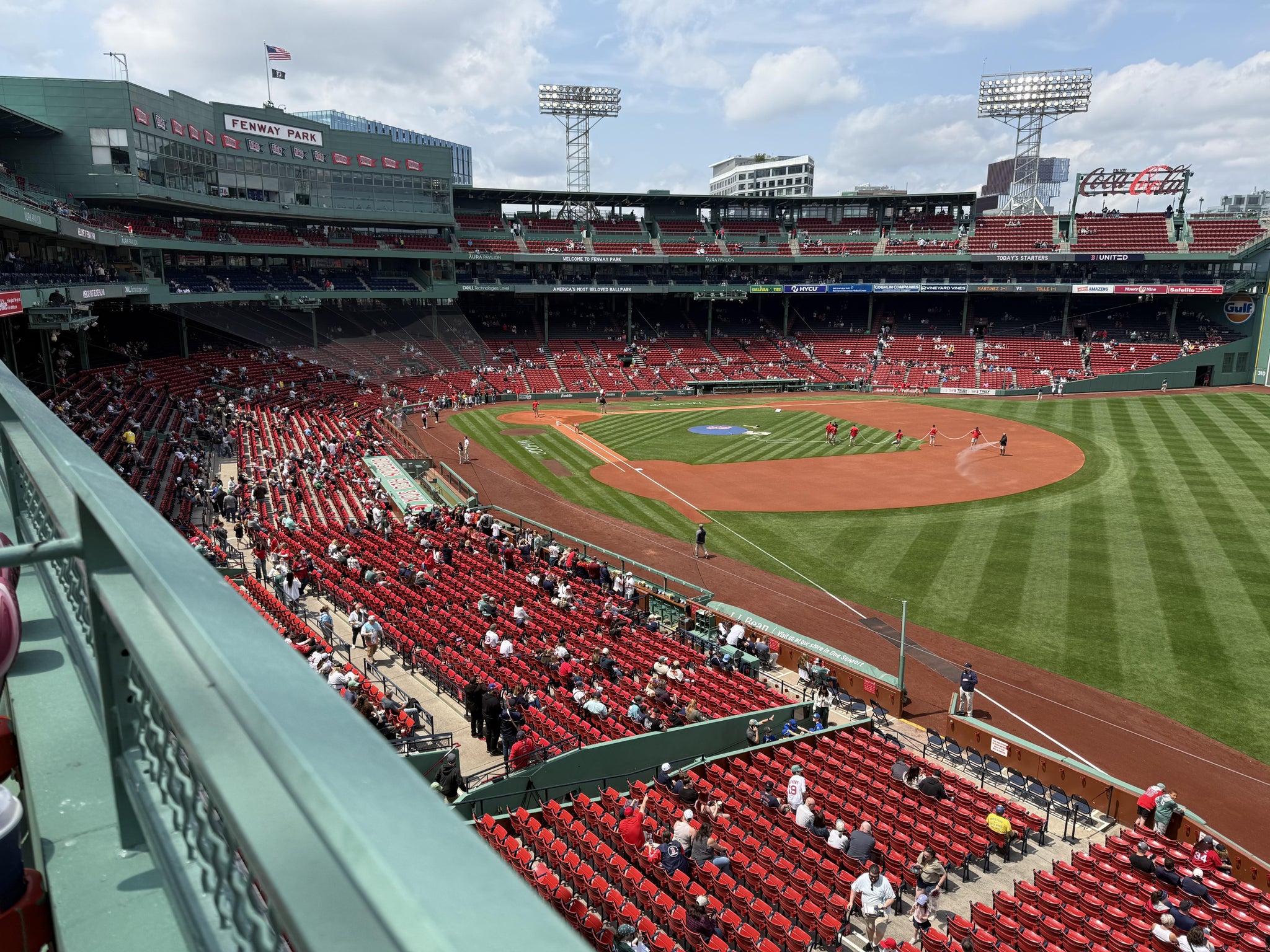 Real Fan View taken from Right Field Roof Box 23 at Fenway Park by Bryan M
