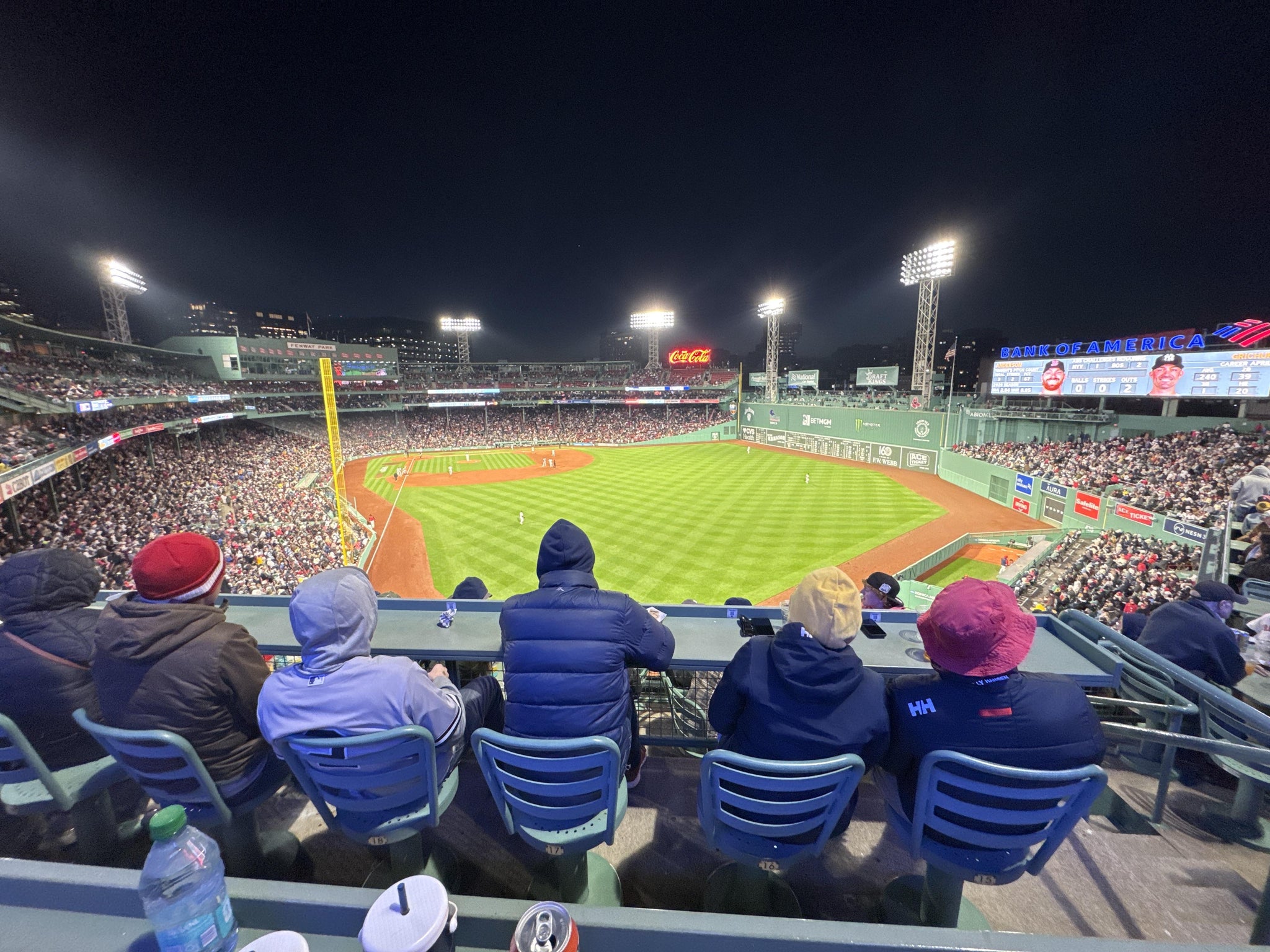 Real Fan View taken from Right Field Roof Deck SRO at Fenway Park by Corey M