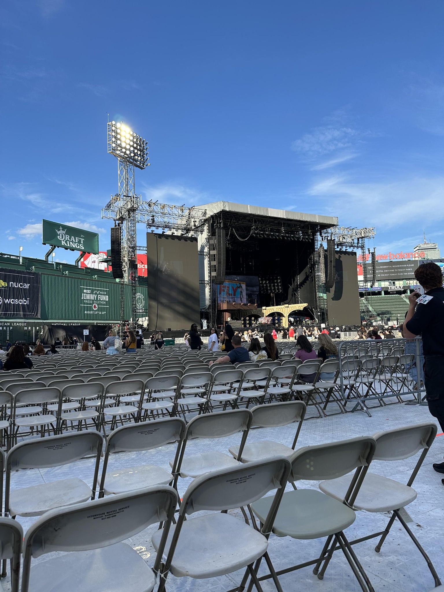 Real Fan View taken from Turf C 8 at Fenway Park by Leonard R