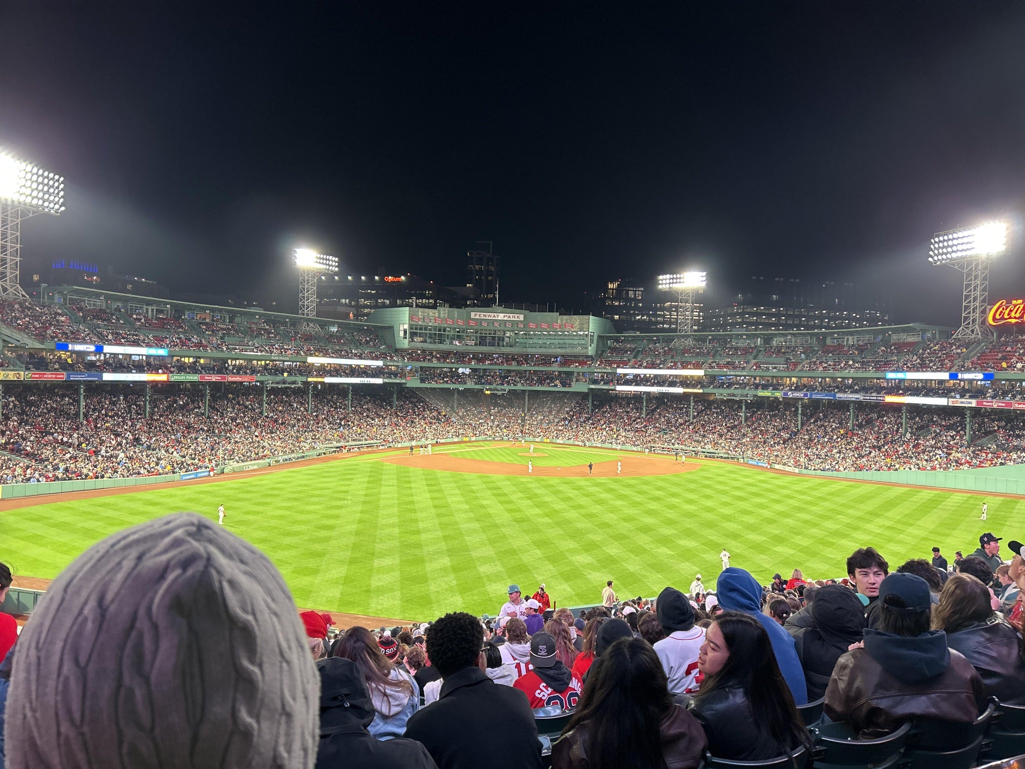 Real Fan View taken from Upper Bleacher 37 at Fenway Park by Lizzie L