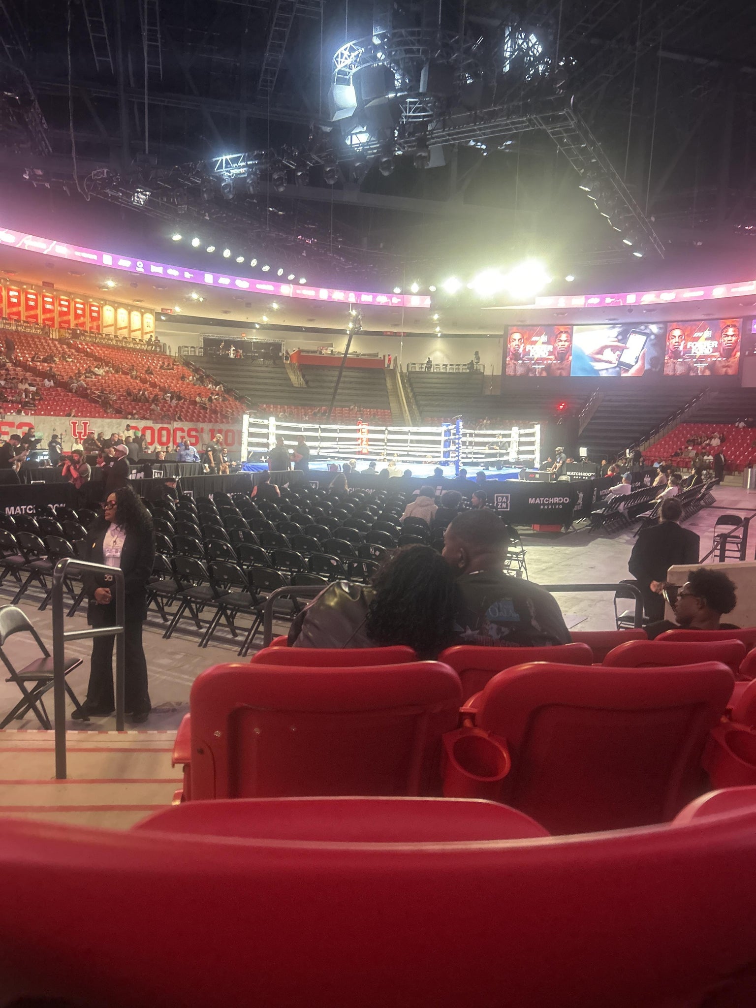 Real Fan View taken from Section 106 at Fertitta Center by Benny B