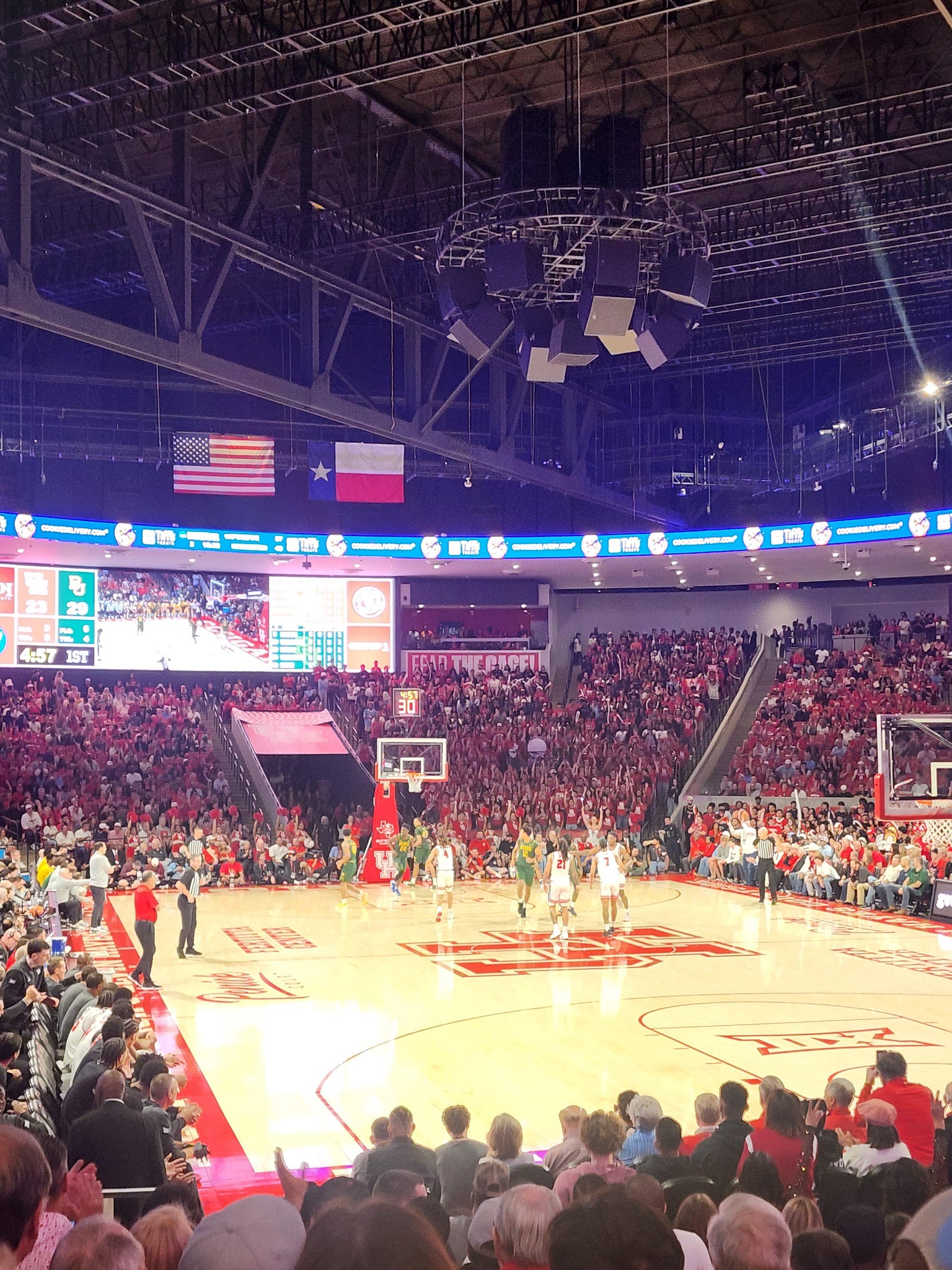 Real Fan View taken from Section 119 at Fertitta Center by Tu L