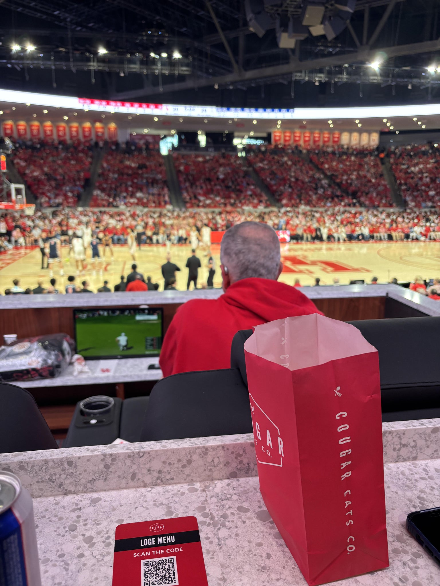 Real Fan View taken from Loge 4 at Fertitta Center by Vareck W