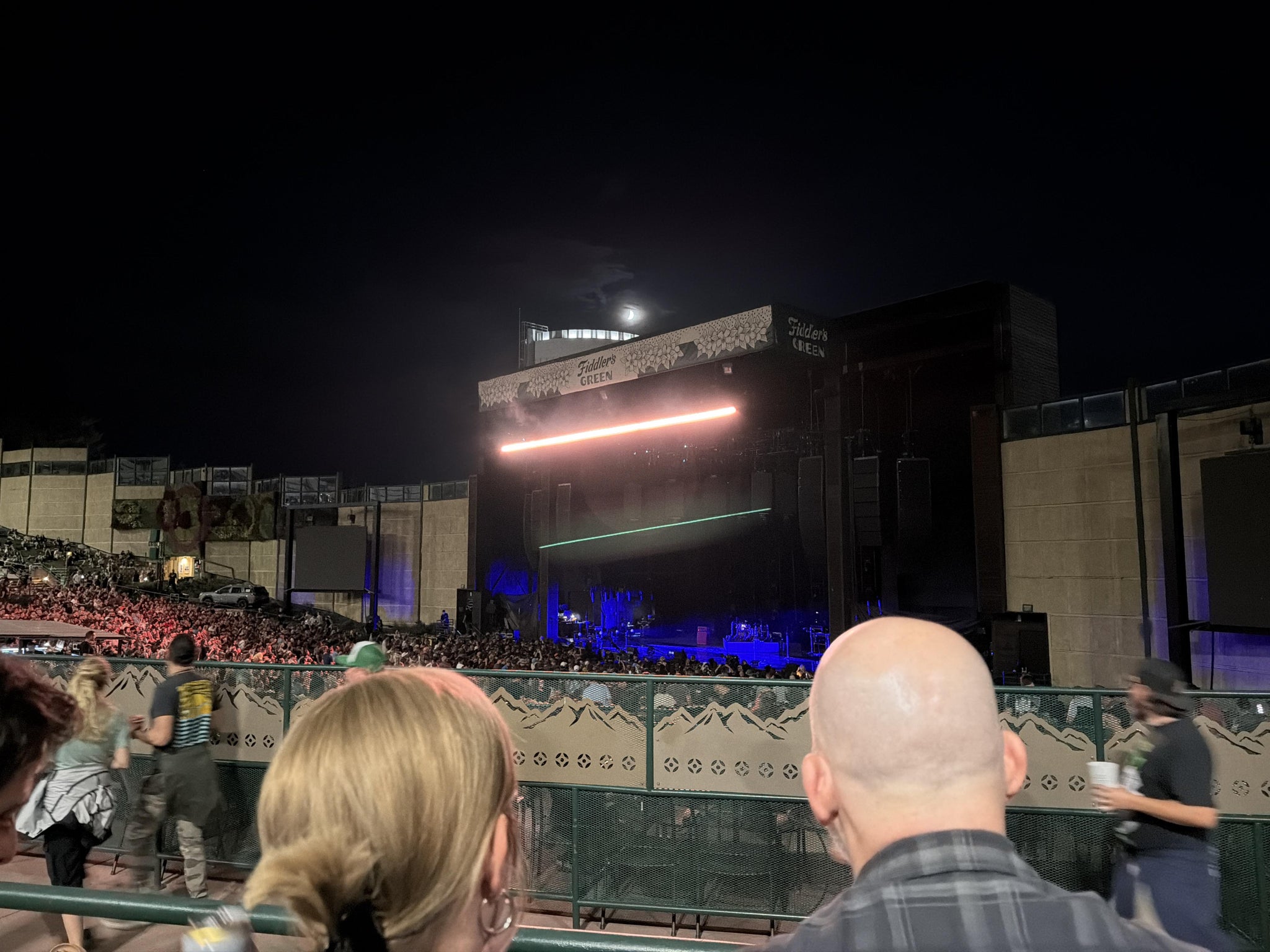 Real Fan View taken from Section 201 at Fiddler's Green Amphitheatre by Max C