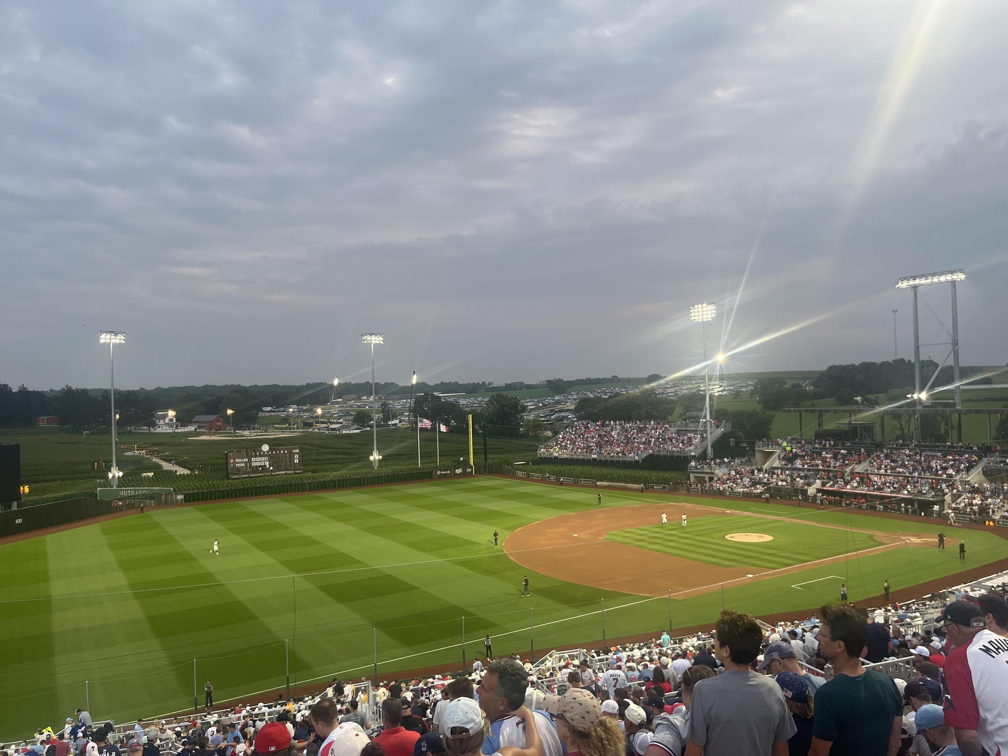 Real Fan View taken from Section 302 at Field of Dreams by Craig K