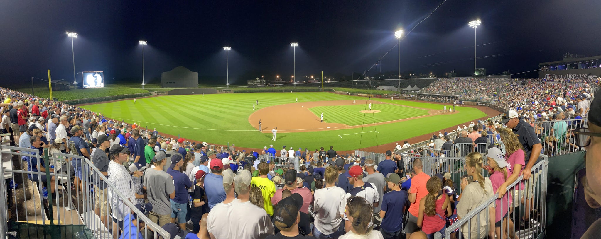 Real Fan View taken from Section 303 at Field of Dreams by Rich S