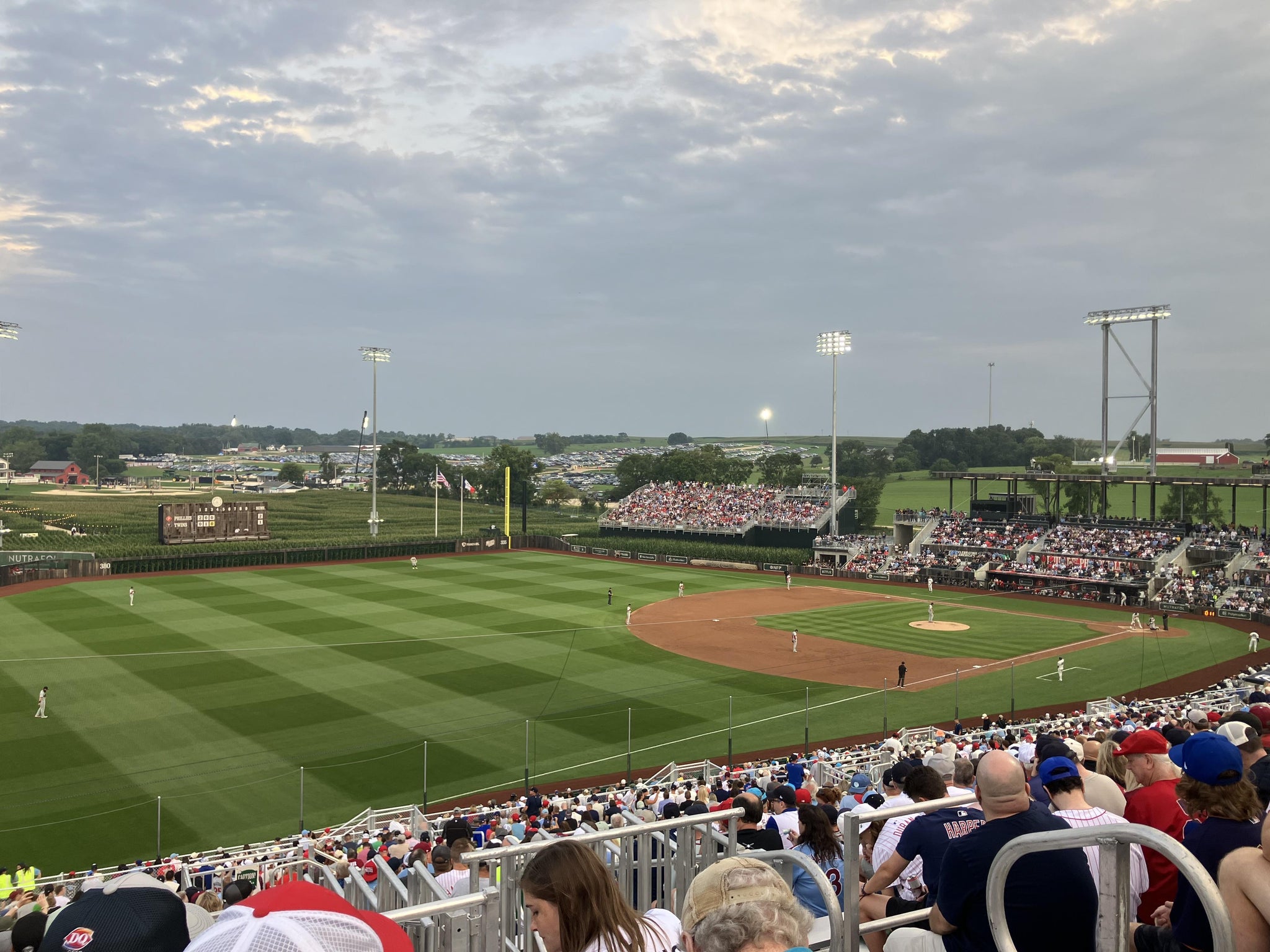 Real Fan View taken from Section 304 at Field of Dreams by Henry C
