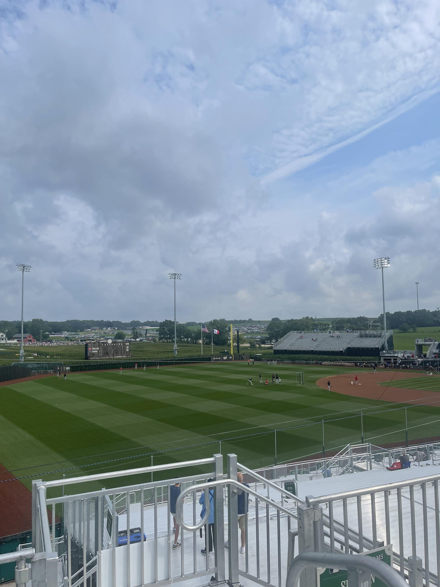 Real Fan View taken from Section 305 at Field of Dreams by Bob C