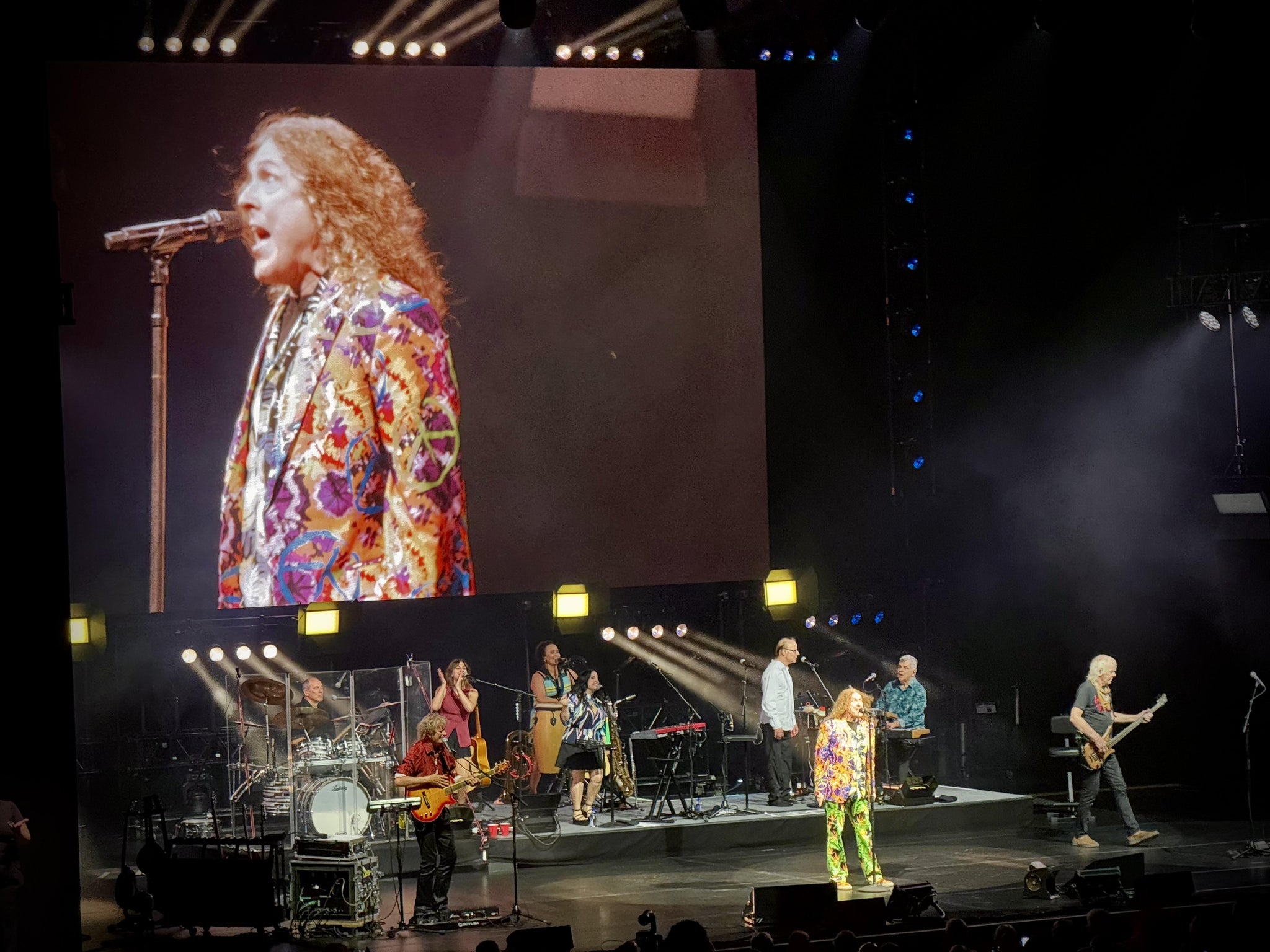 Real Fan View taken from Rear Orchestra at Filene Center at The Wolf Trap by Kevin B