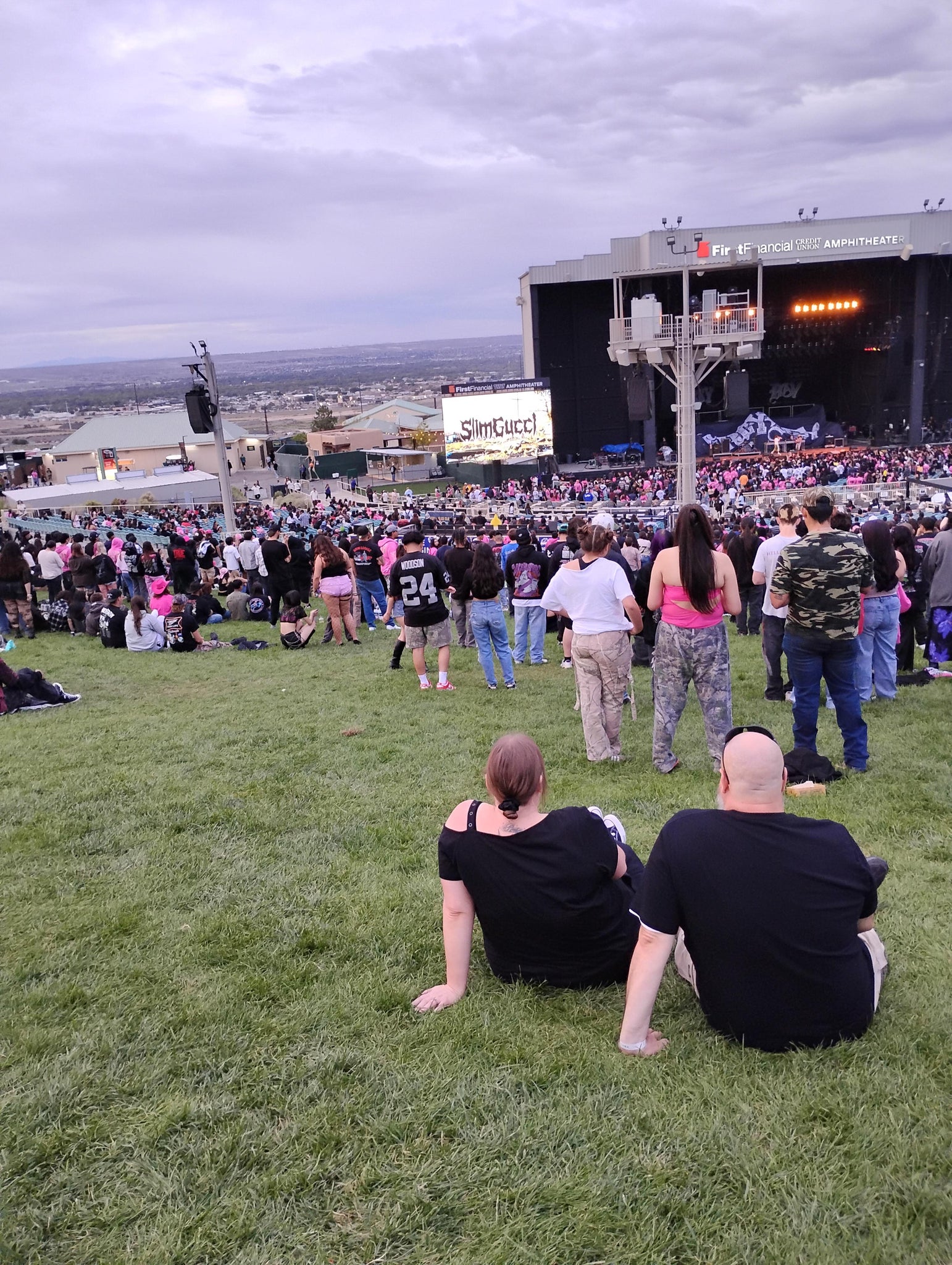 Real Fan View taken from GA Lawn at First Financial Credit Union Amphitheater by Jeffreda C