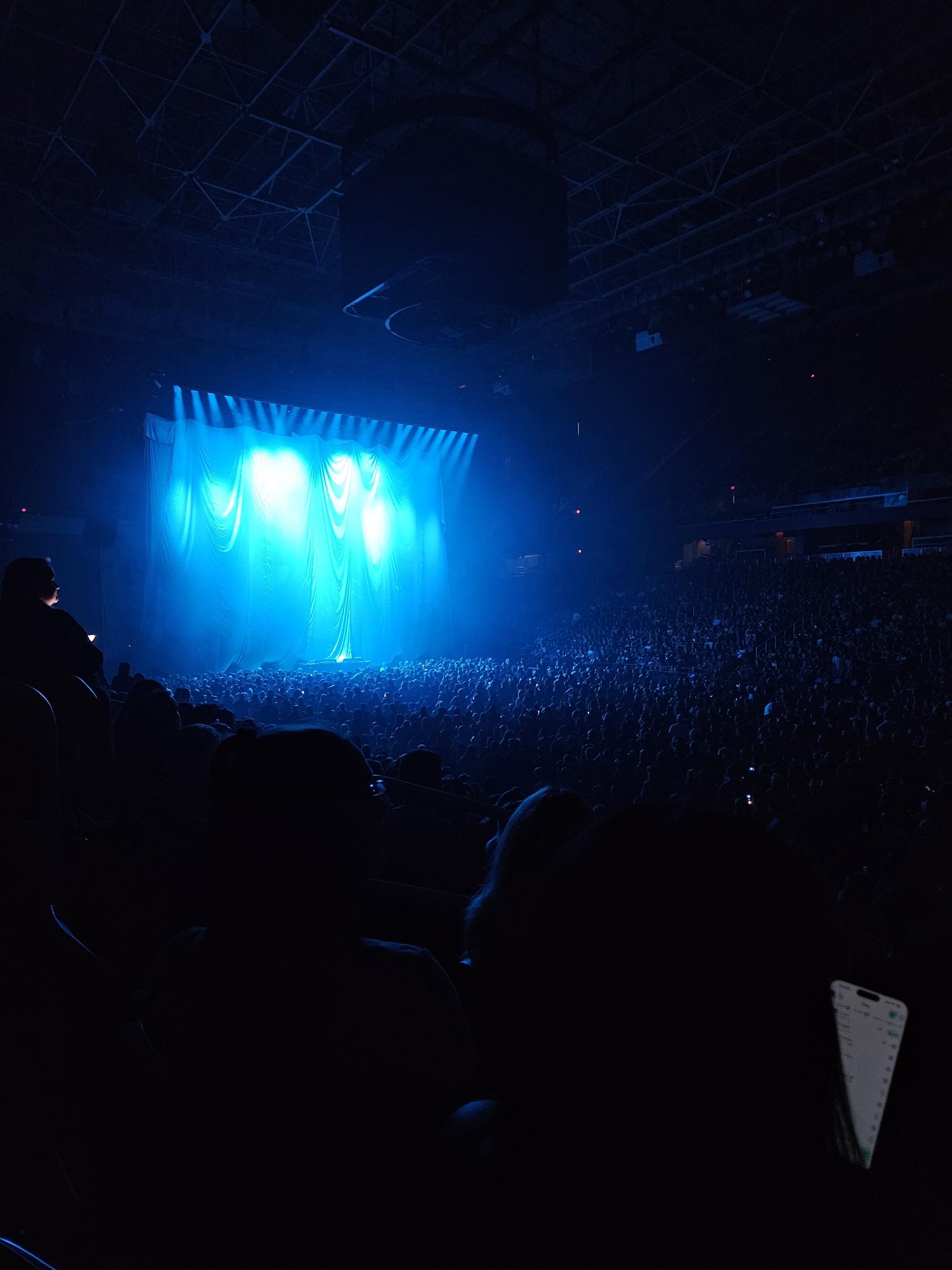 Real Fan View taken from Section 113 at First Horizon Coliseum by Diamond B