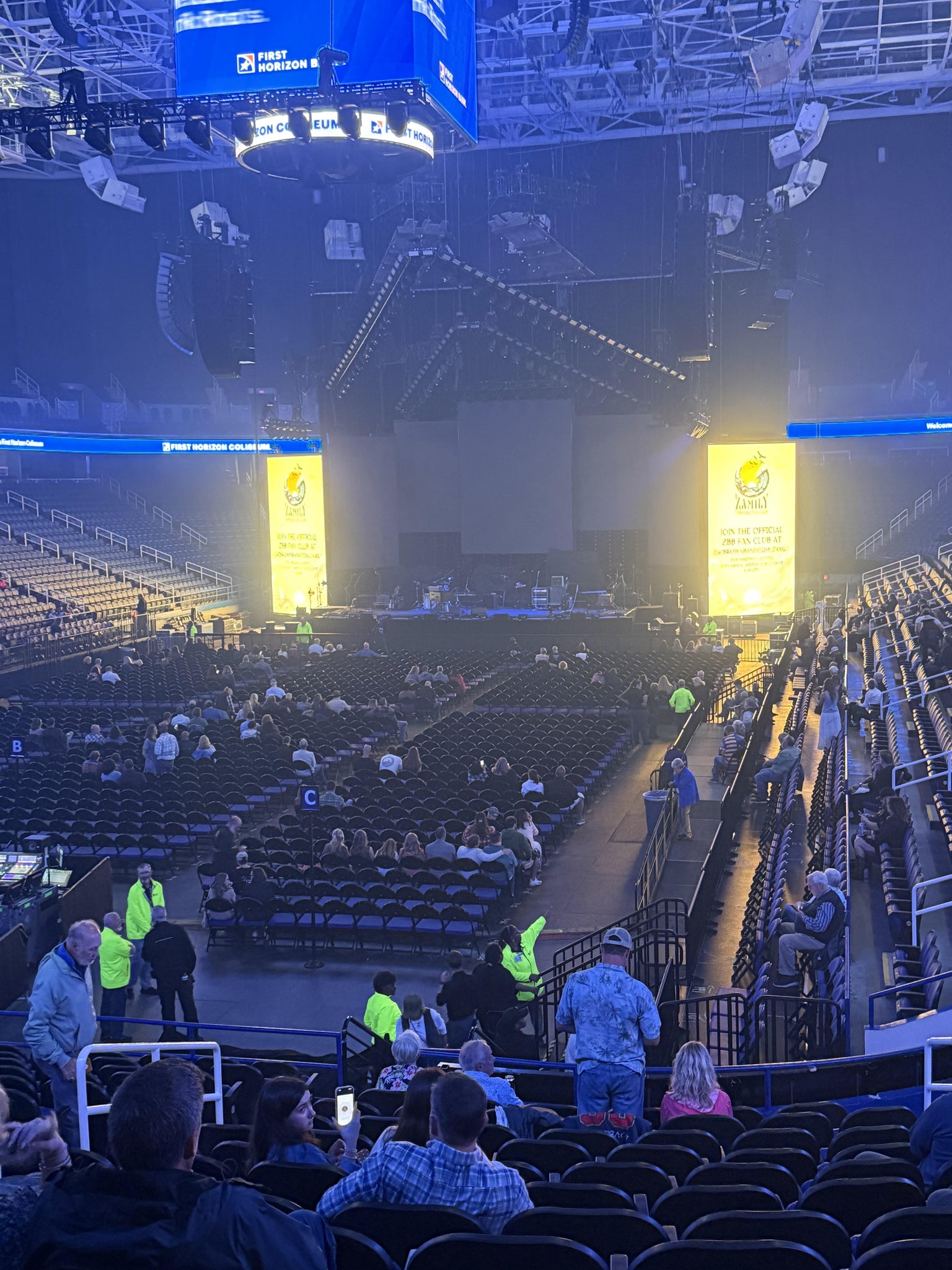 Real Fan View taken from Section 119 at First Horizon Coliseum by Soltana  F