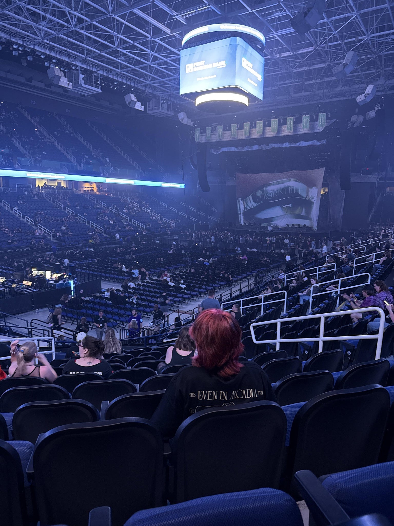 Real Fan View taken from Section 120 at First Horizon Coliseum by Alix H