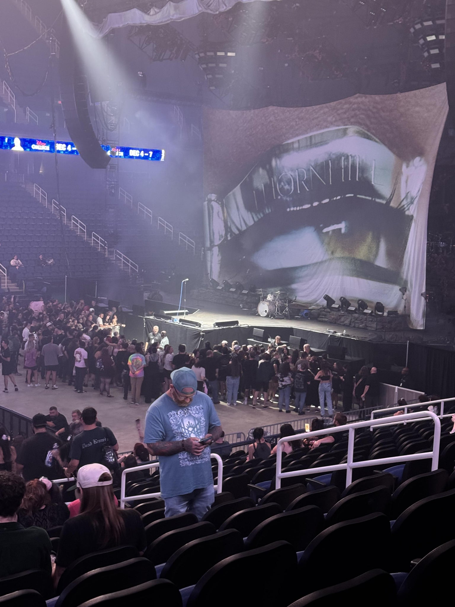 Real Fan View taken from Section 124 at First Horizon Coliseum by Callie M