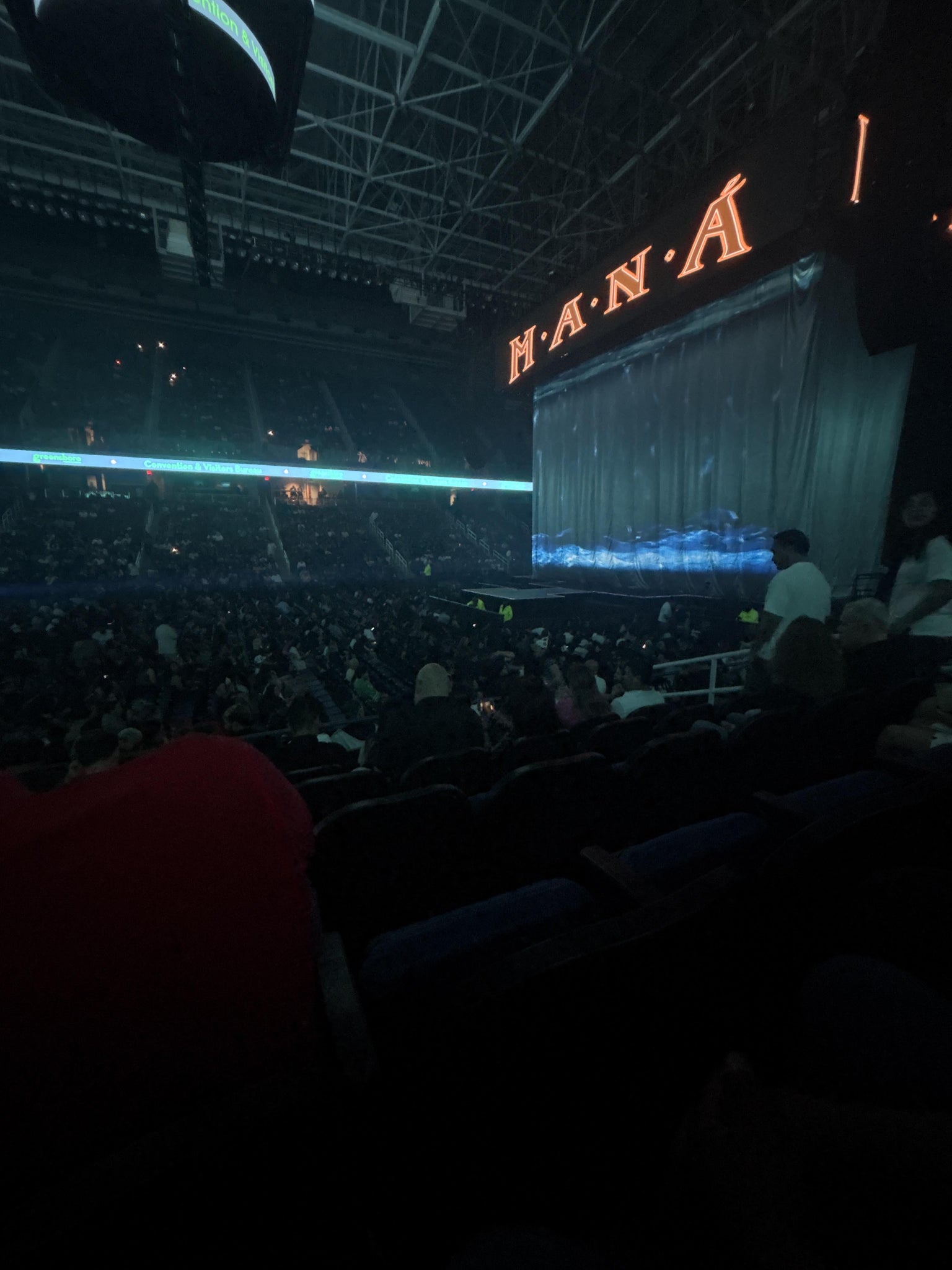 Real Fan View taken from Section 125 at First Horizon Coliseum by Esmeralda D
