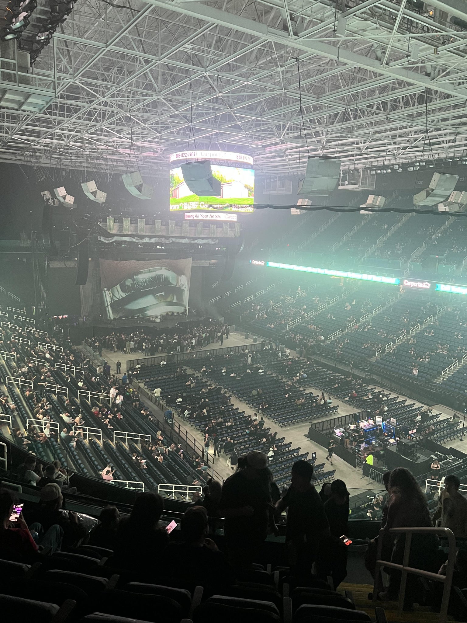 Real Fan View taken from Section 217 at First Horizon Coliseum by Kilee W