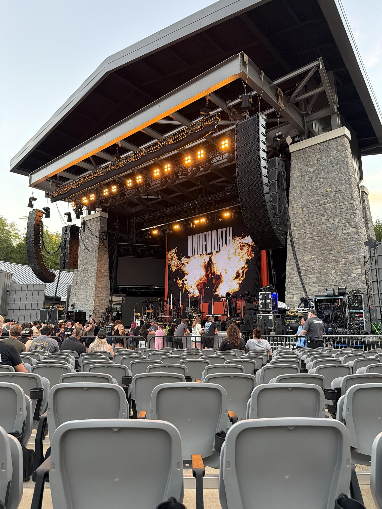 Real Fan View taken from Section 101 at FirstBank Amphitheater by Zeke R