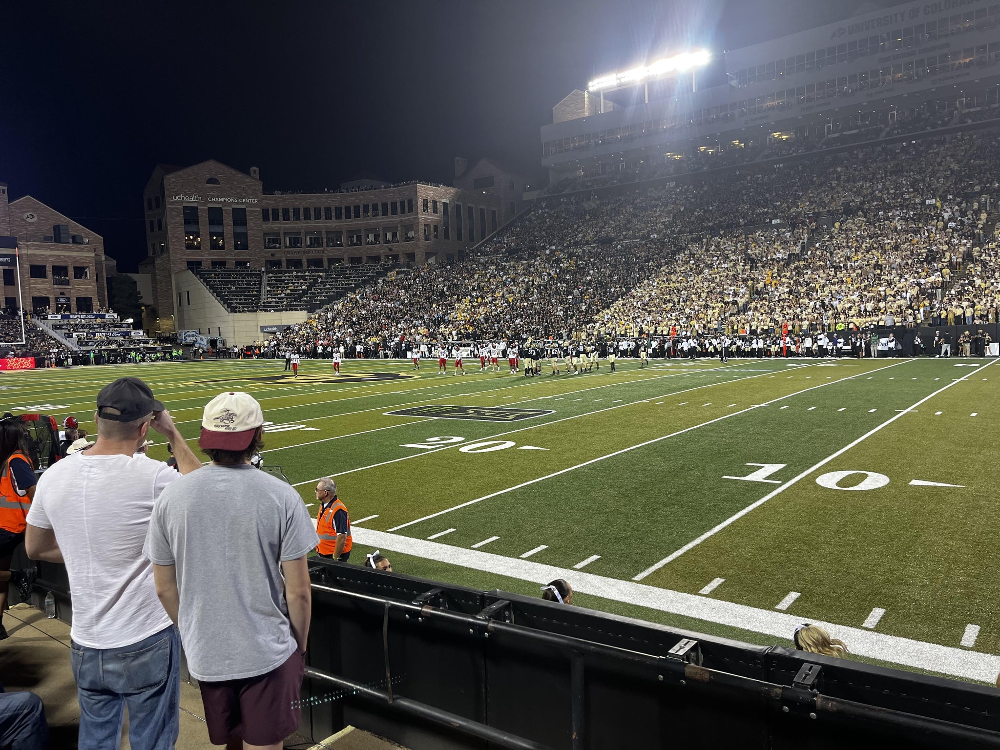 Real Fan View taken from Section 108 at Folsom Field by Alberto C