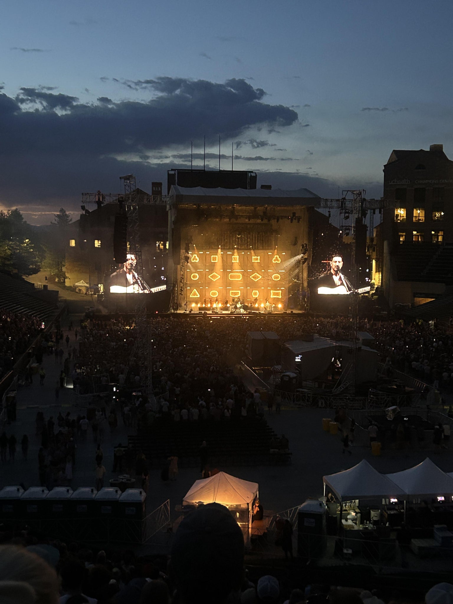 Real Fan View taken from Section 111 at Folsom Field by Hannah K