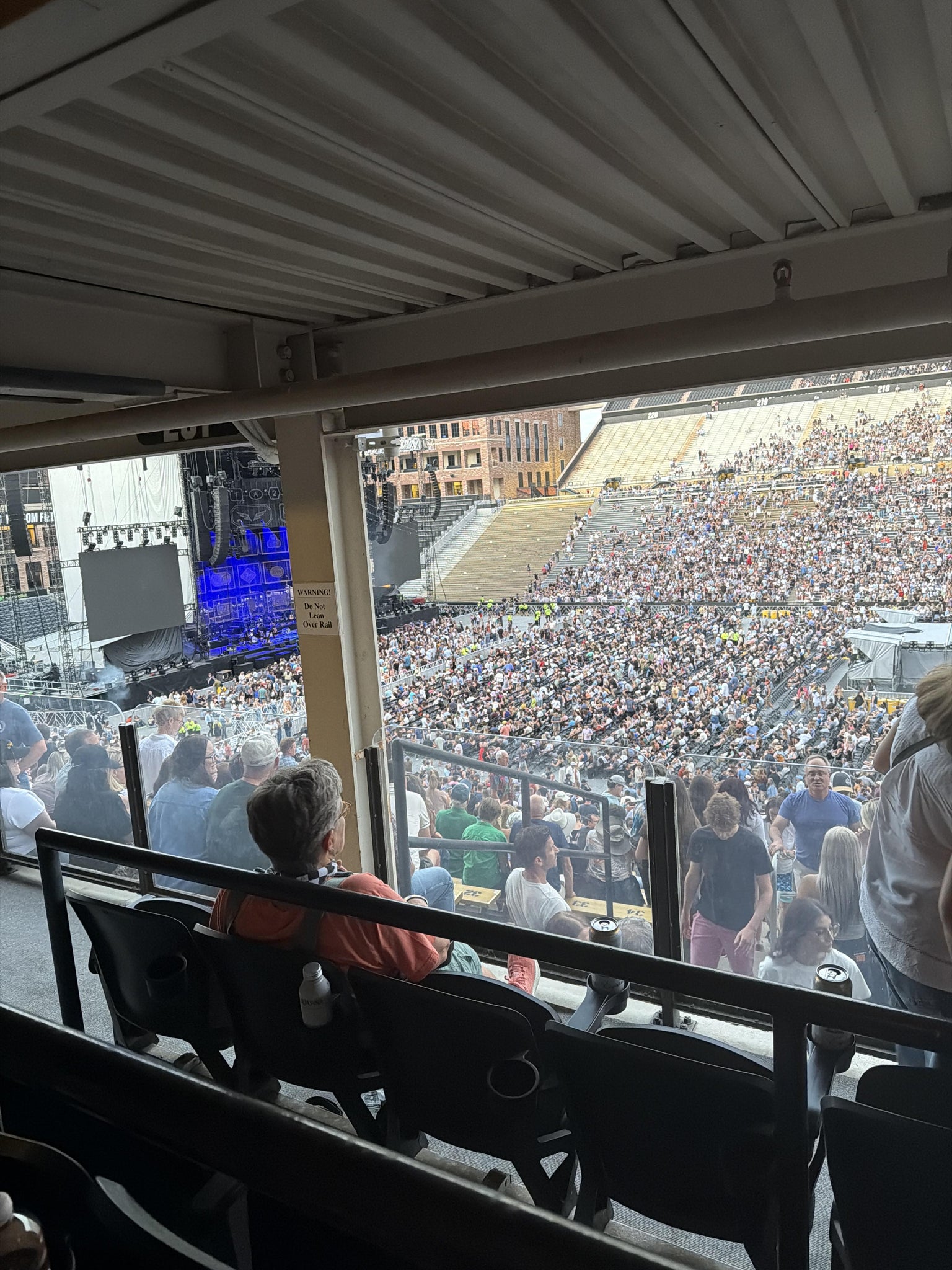 Real Fan View taken from Section 202 at Folsom Field by Lexi K
