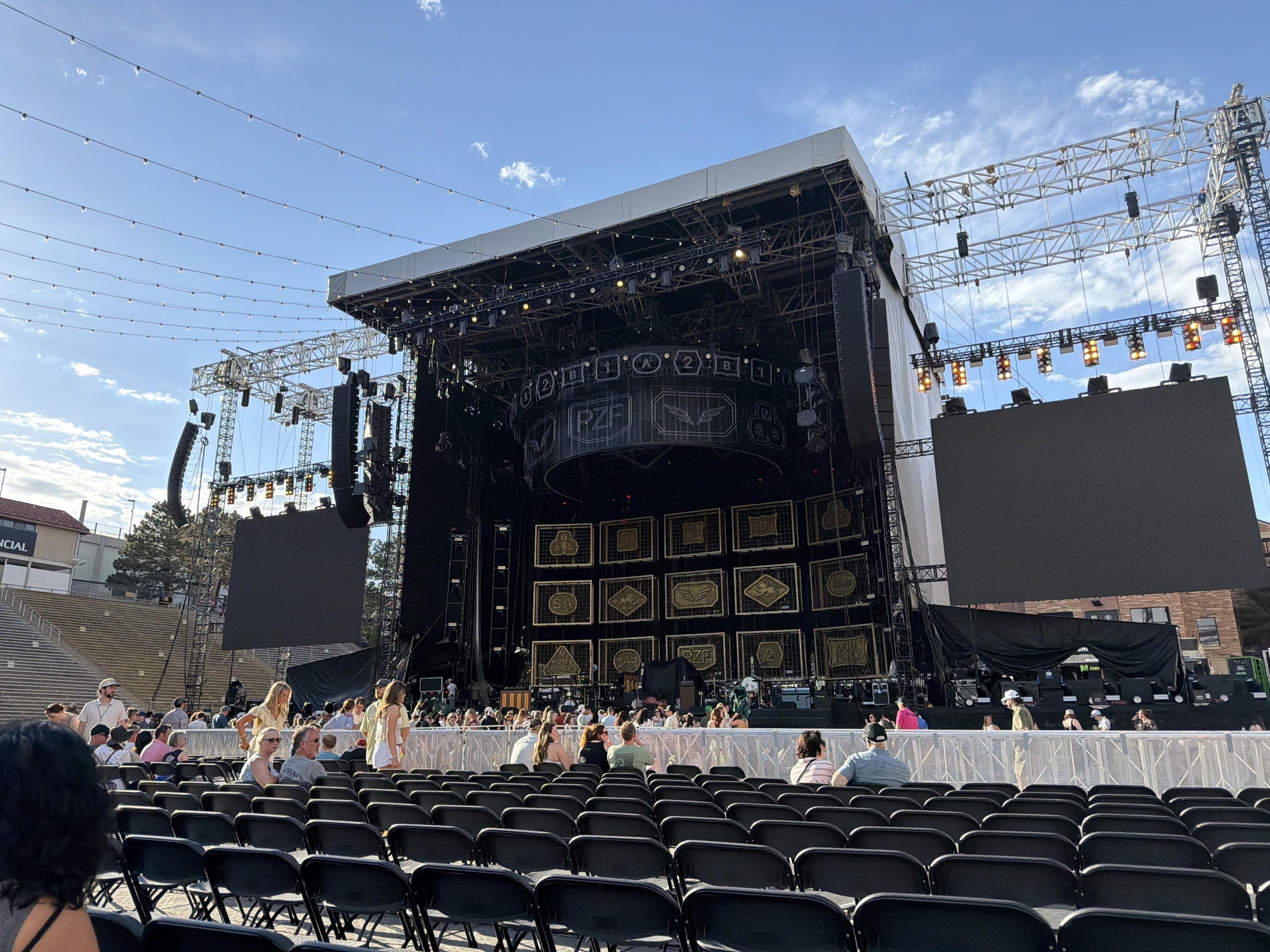Real Fan View taken from Floor A at Folsom Field by Alex L