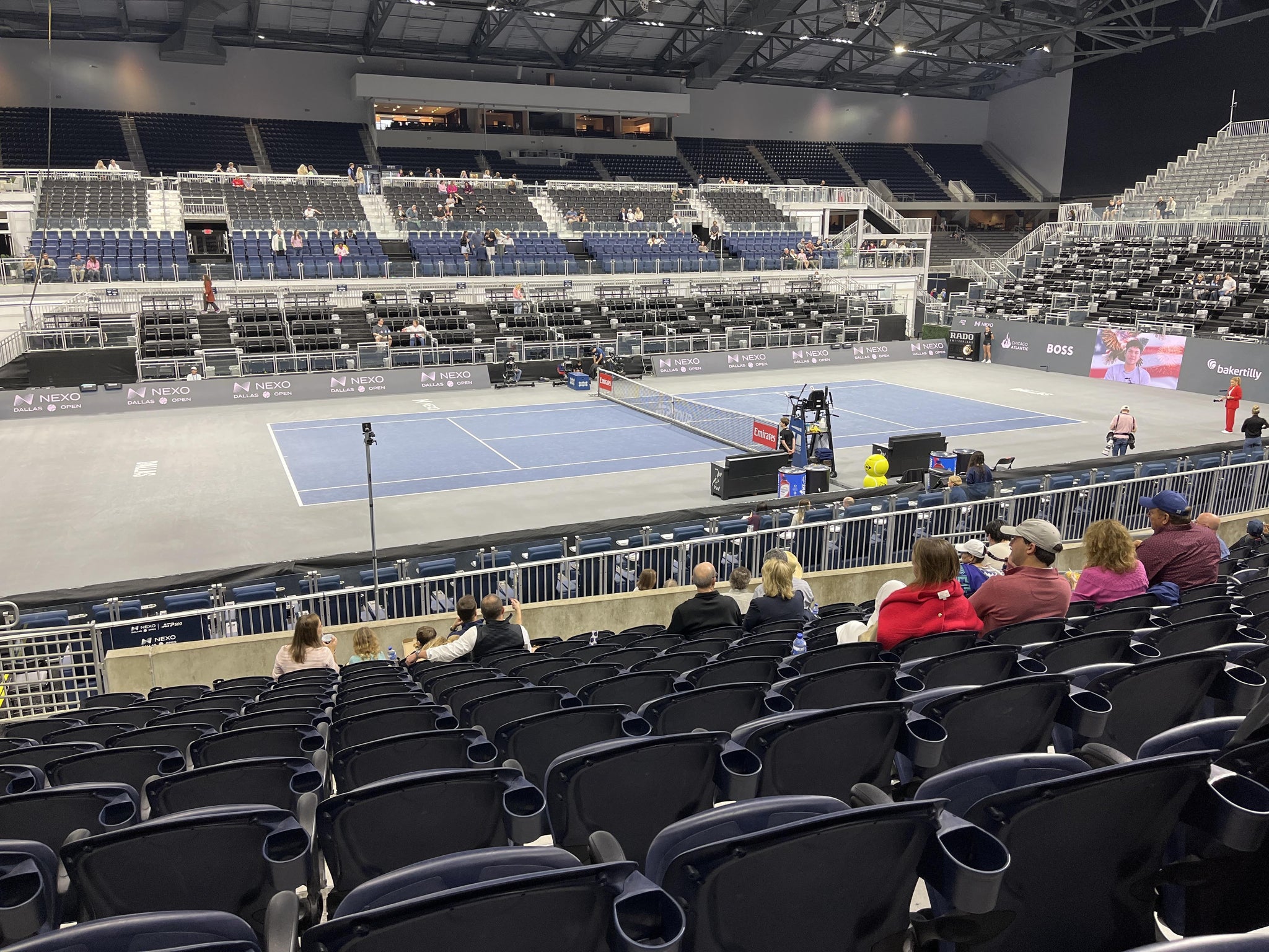 Vue réelle des fans prise de la Section 129 au site Ford Center par Ben S