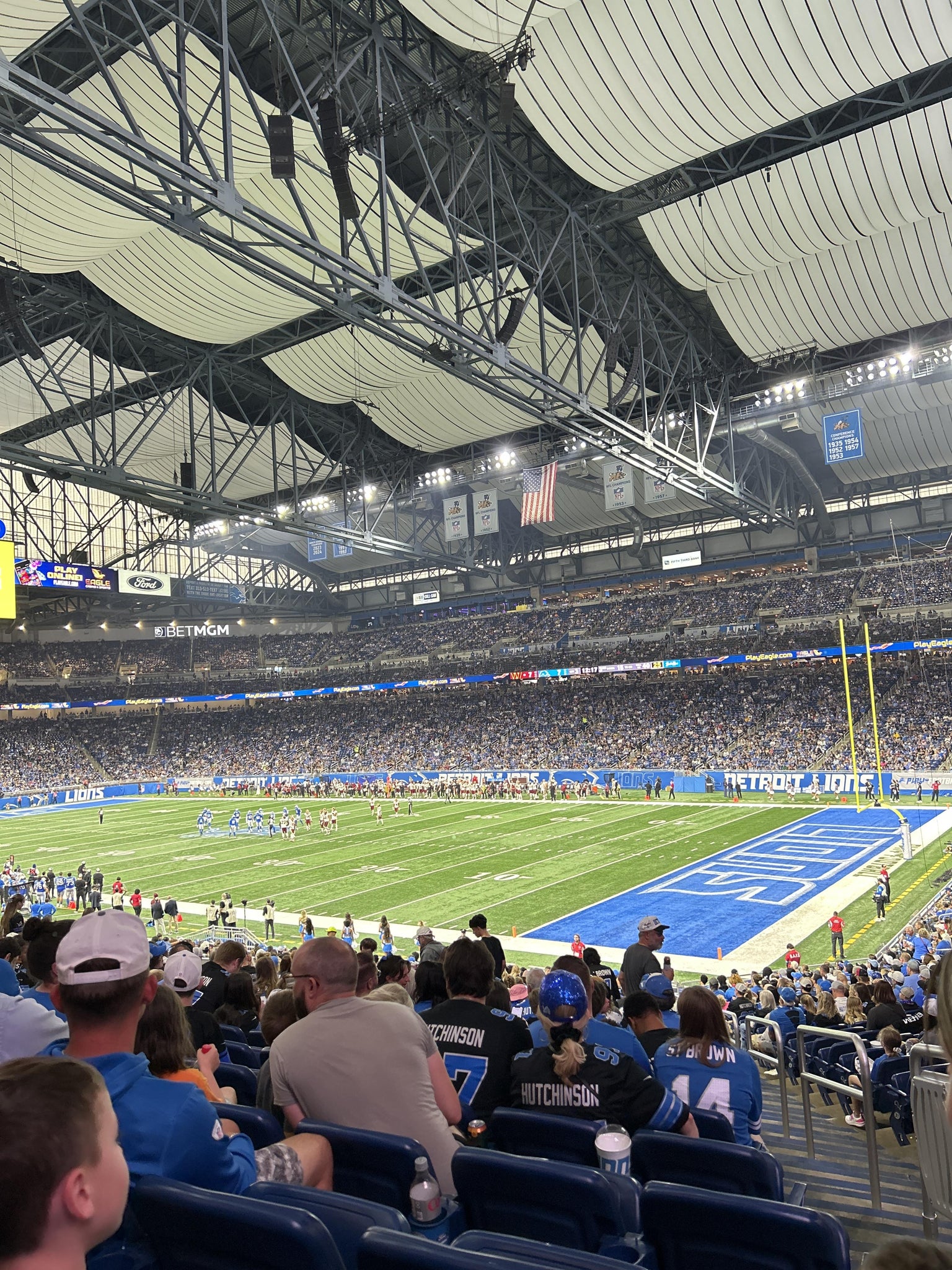 Real Fan View taken from Section 111 at Ford Field by Maddie H