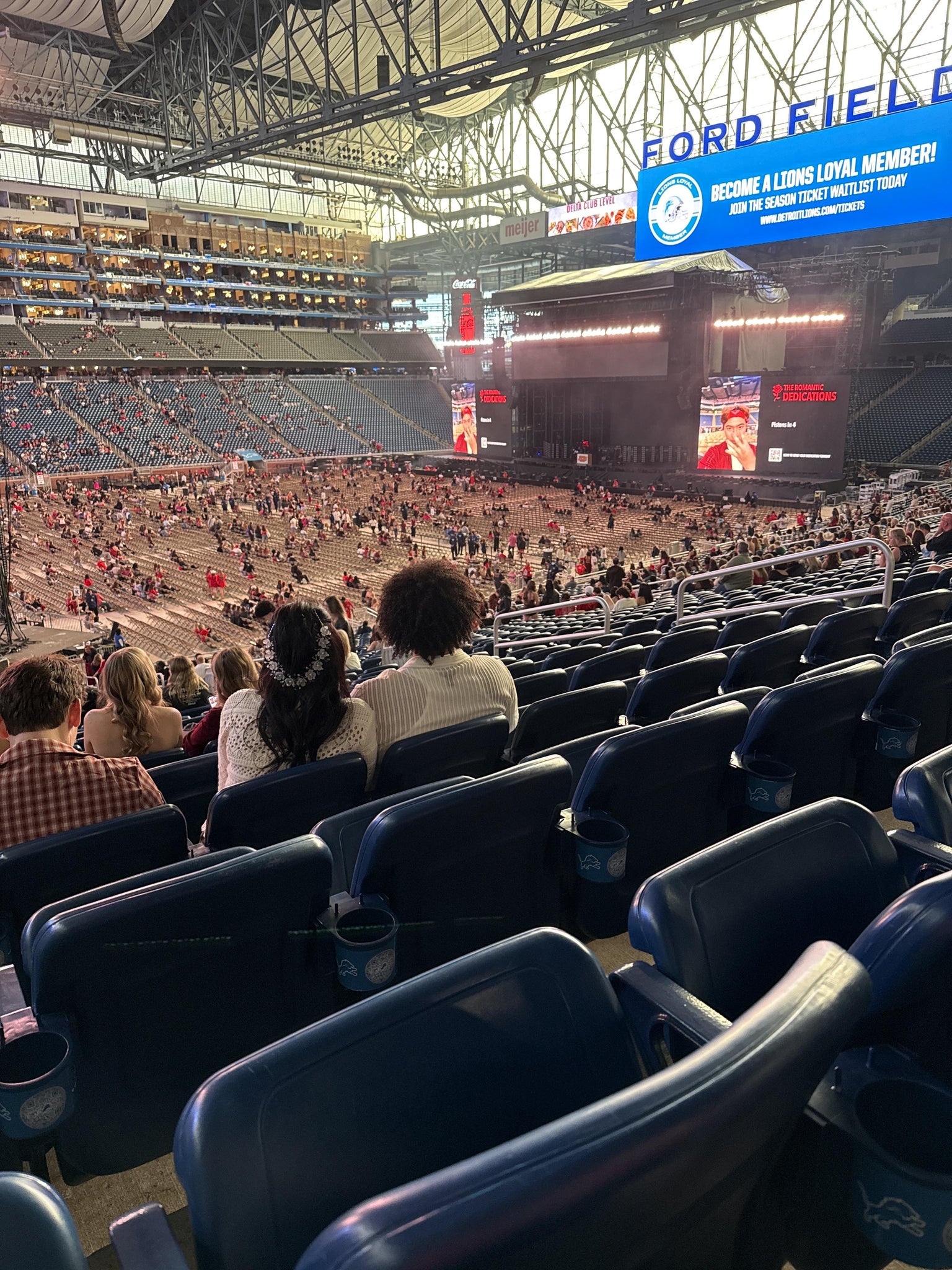 Real Fan View taken from Section 124 at Ford Field by Tomas V