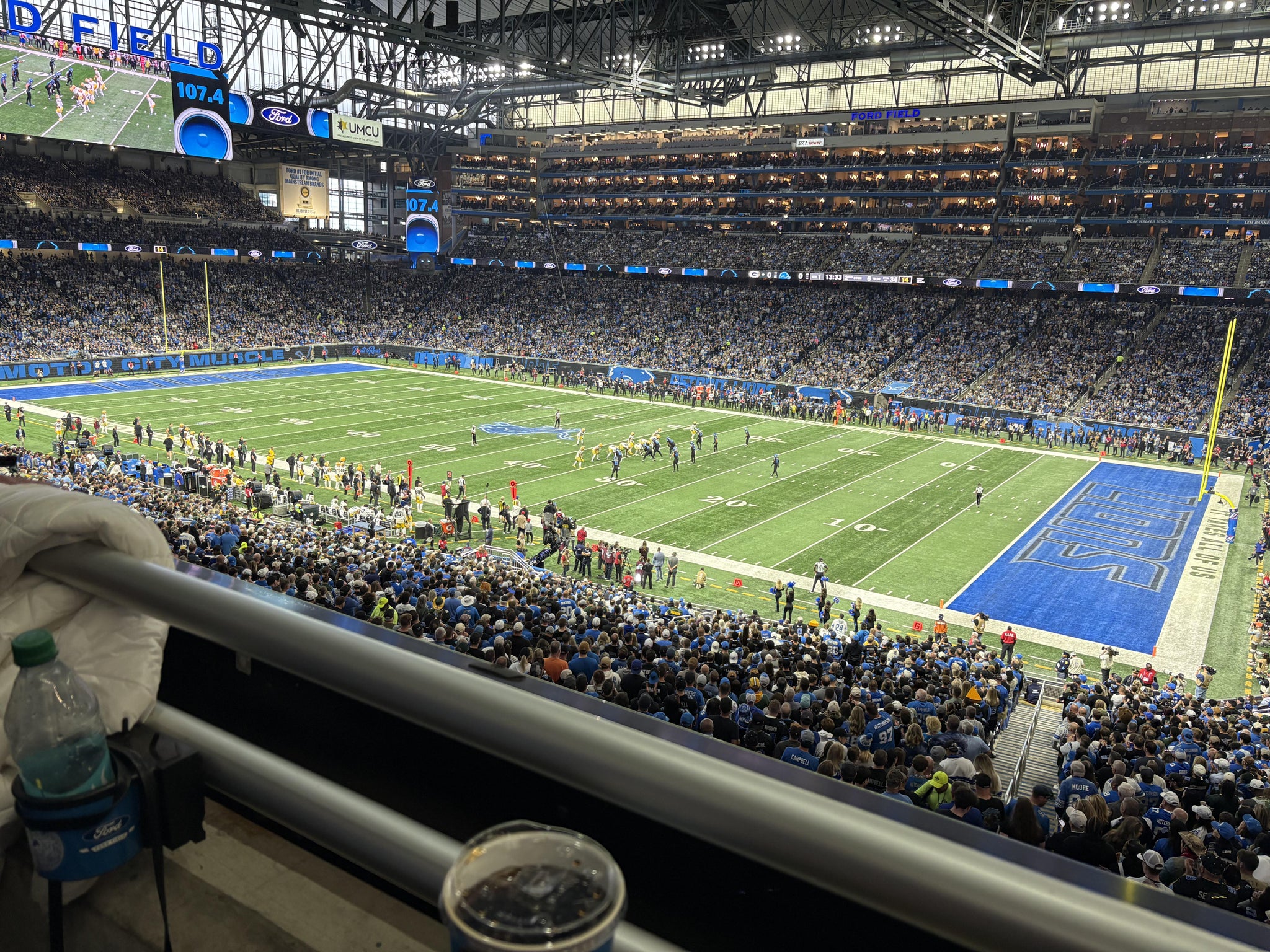 Real Fan View taken from Section 235 at Ford Field by Jason R