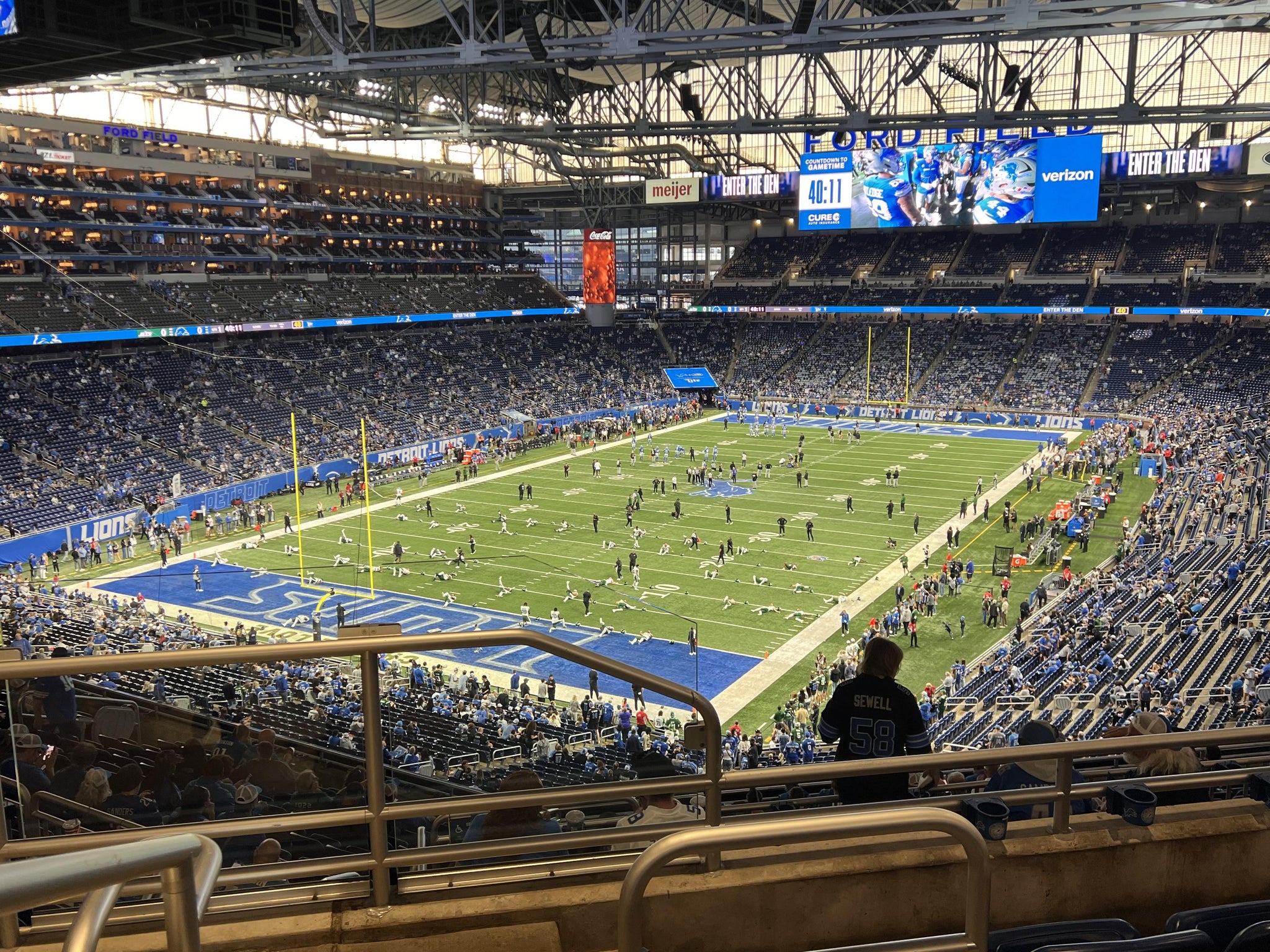 Real Fan View taken from Section 322 at Ford Field by Jeremy S