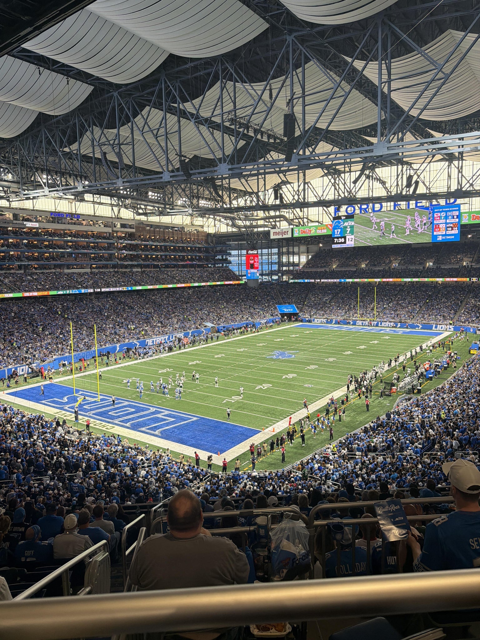 Real Fan View taken from Section 323 at Ford Field by Brenna R