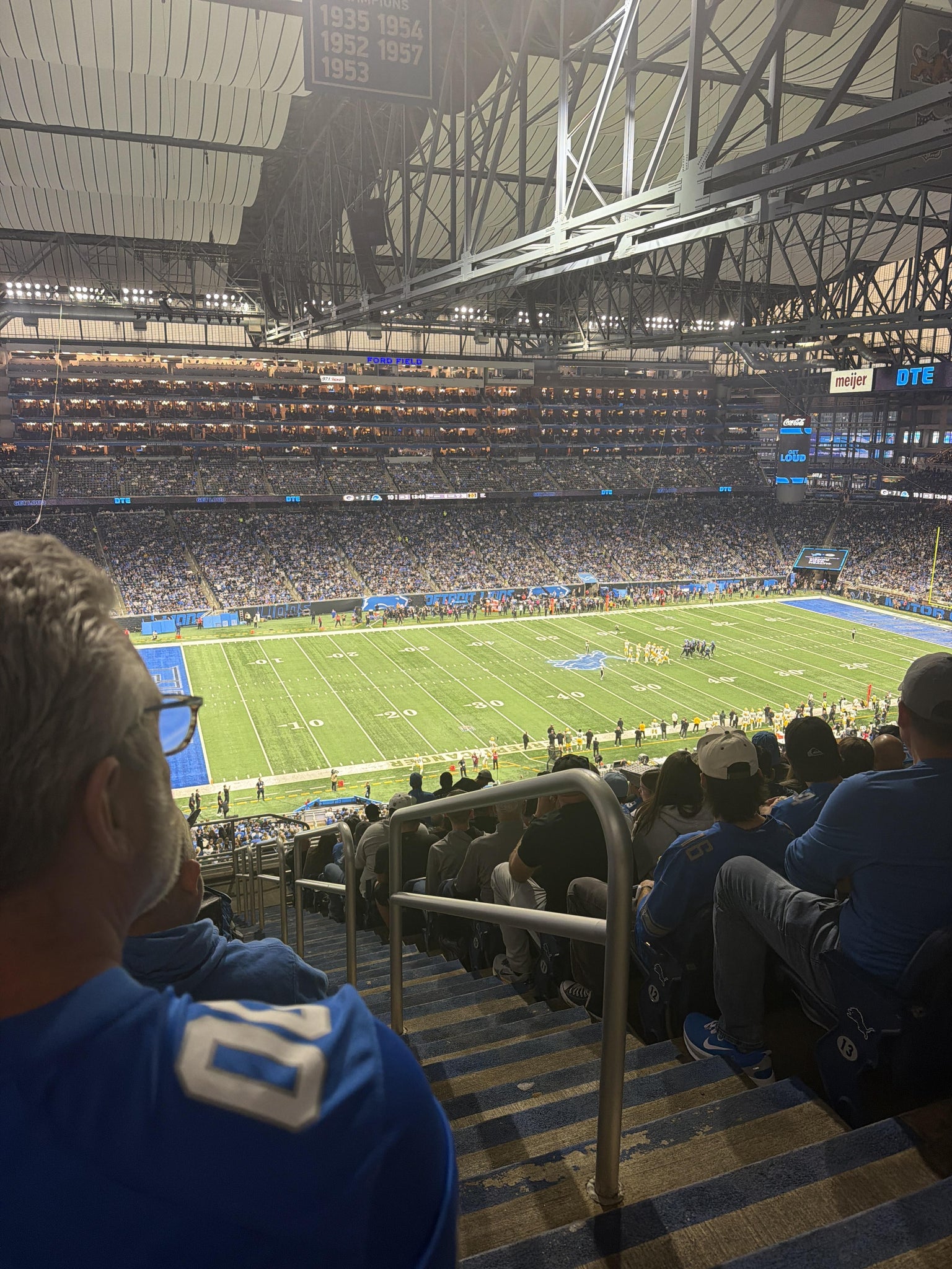 Real Fan View taken from Section 327 at Ford Field by Rivan Y