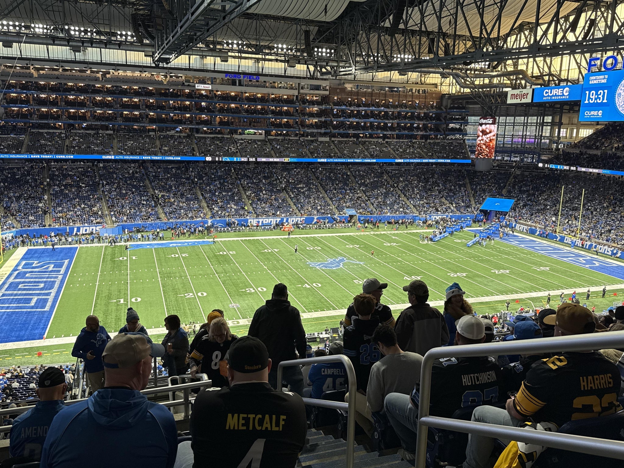Real Fan View taken from Section 328 at Ford Field by Enrique O