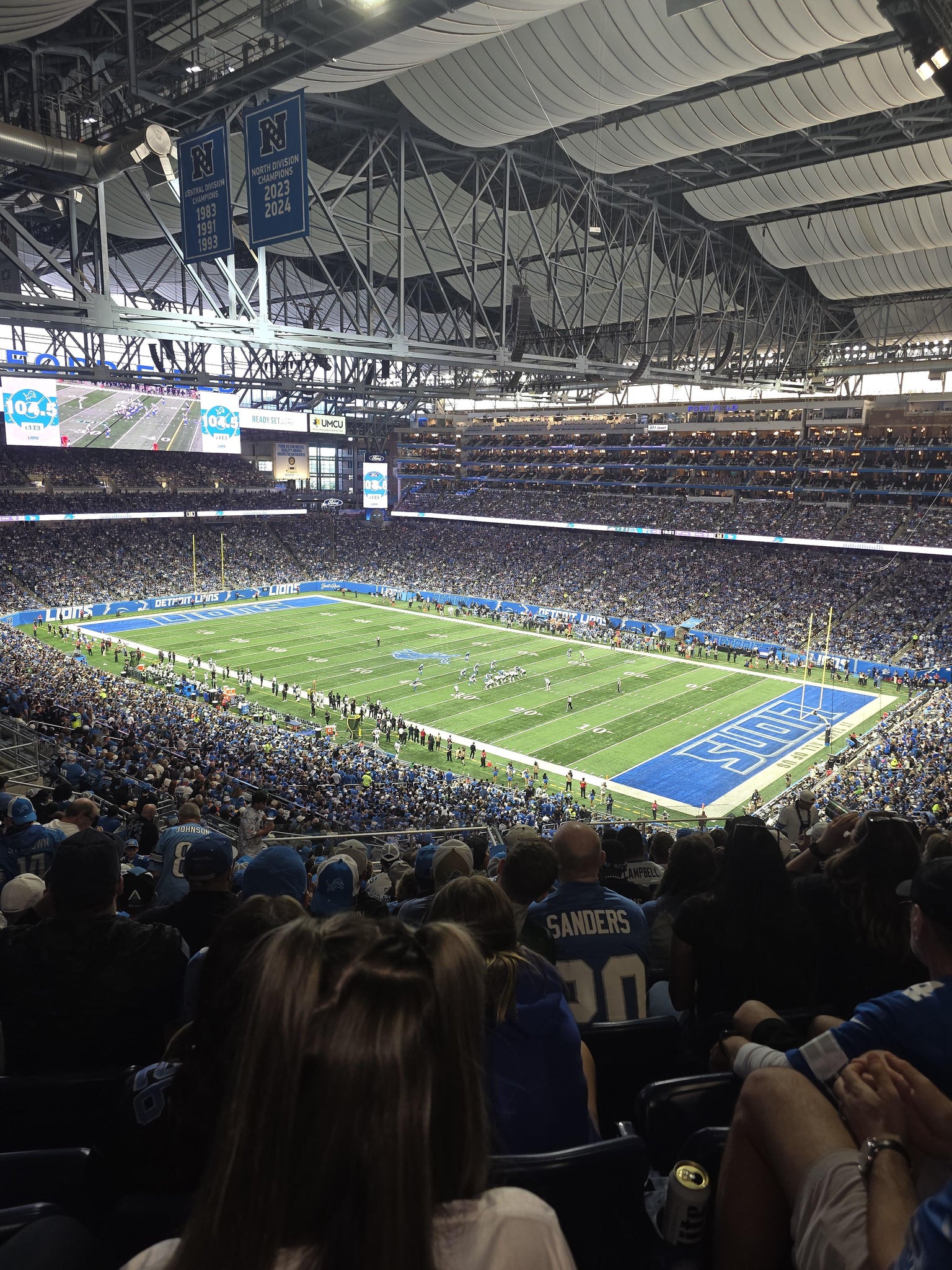 Real Fan View taken from Section 337 at Ford Field by Cameron G