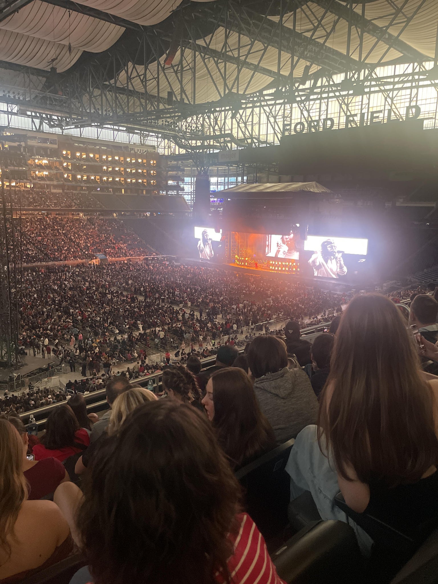 Real Fan View taken from Club 227 at Ford Field by Maelis B