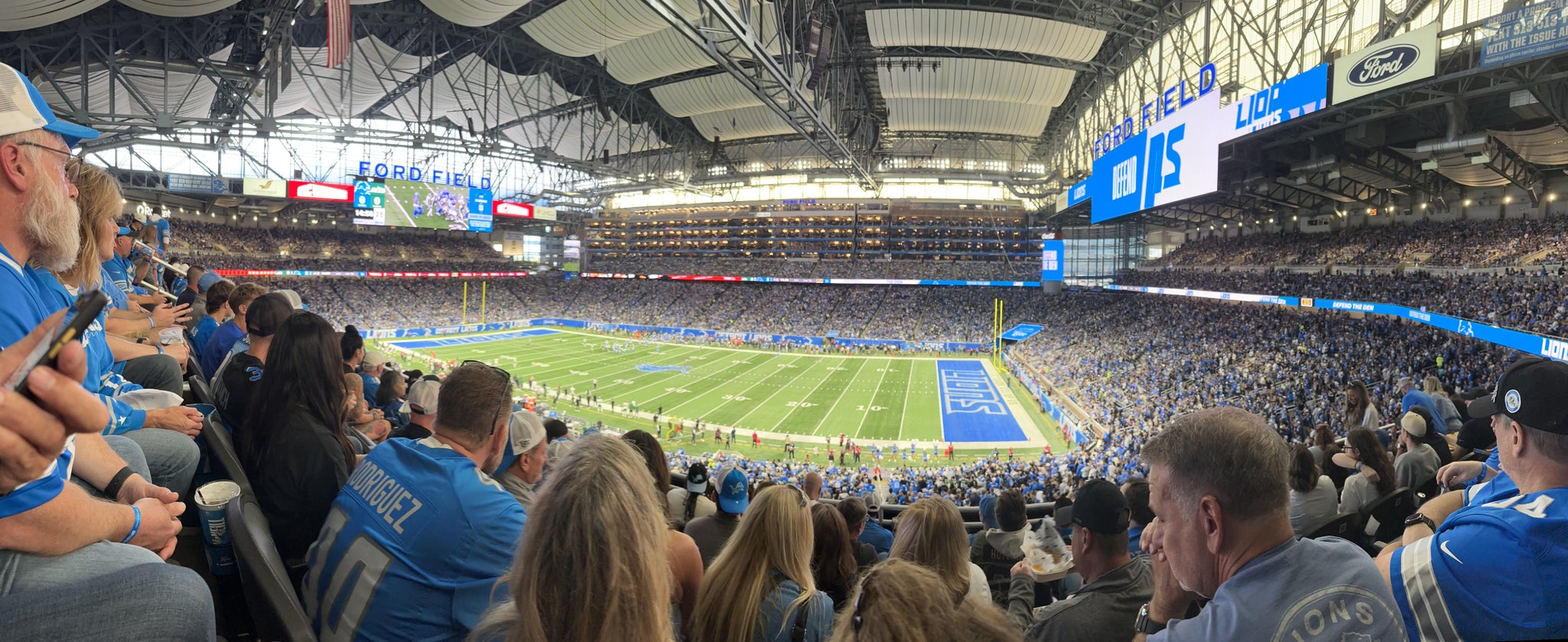 Real Fan View taken from Club 234 at Ford Field by Kirk A