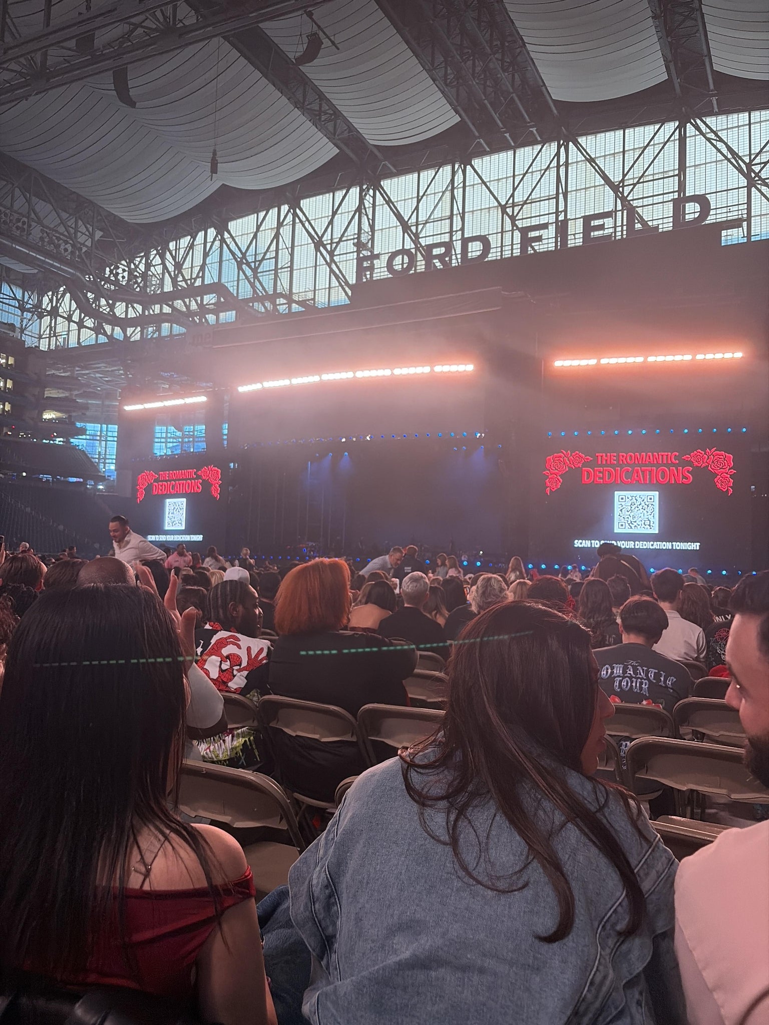 Real Fan View taken from Floor K at Ford Field by Kayla R