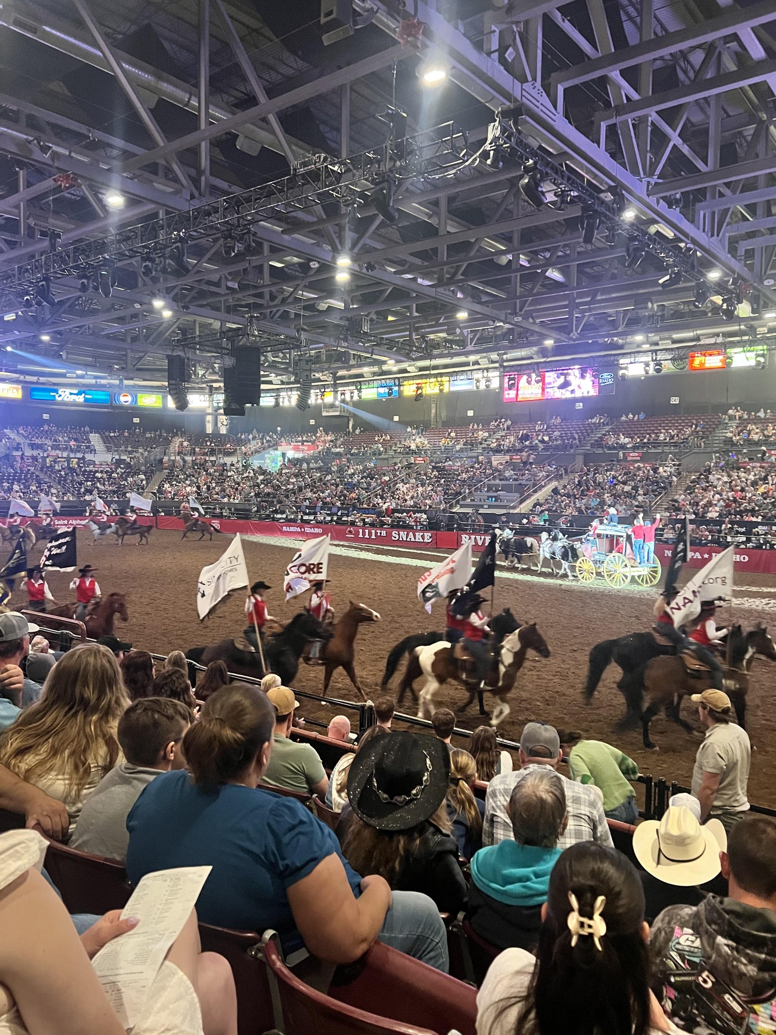 Real Fan View taken from Section A 1 at Ford Idaho Center by Courtney P