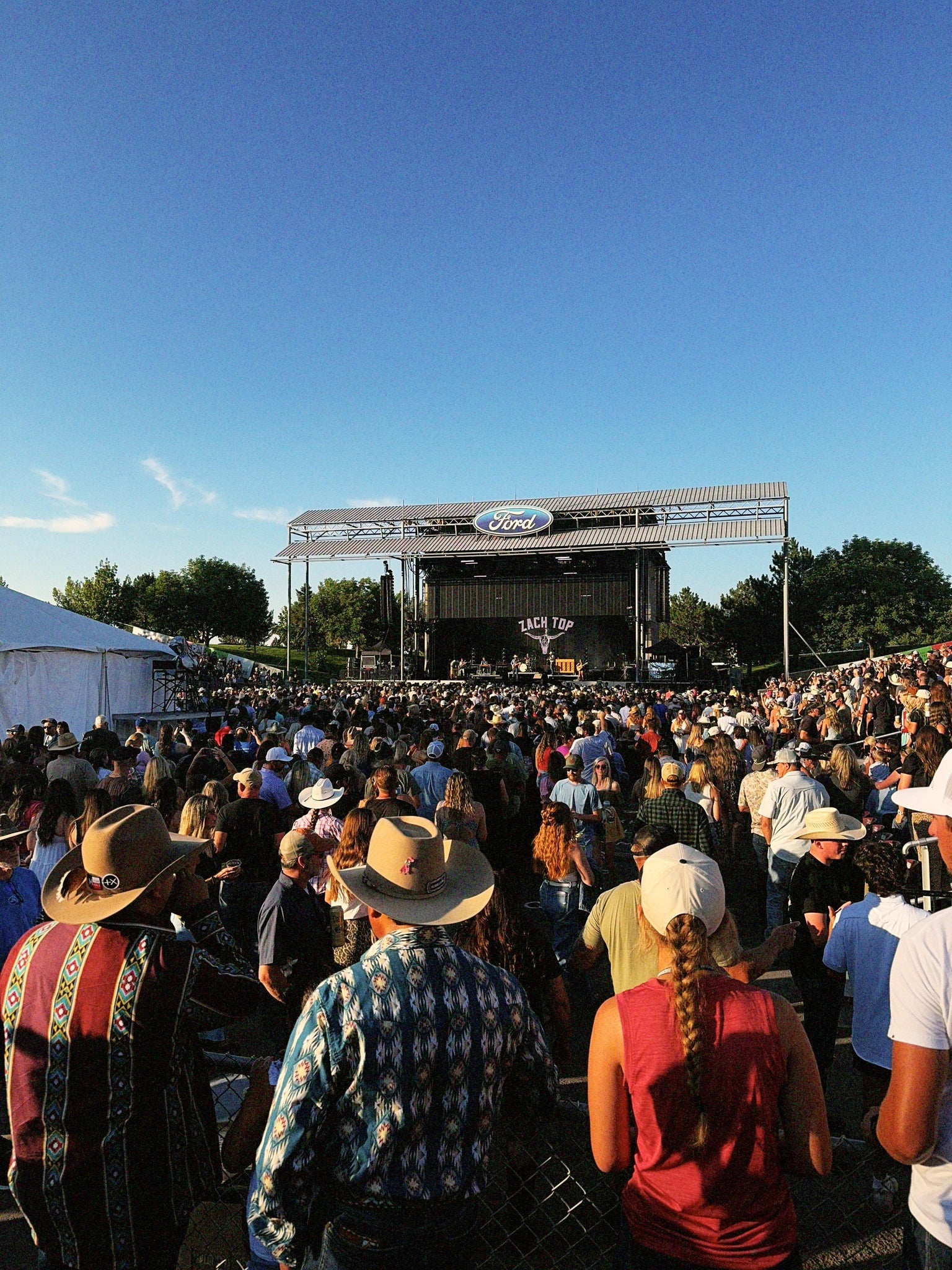 Real Fan View taken from Galawn Lawn at Ford Idaho Center by Brandon C